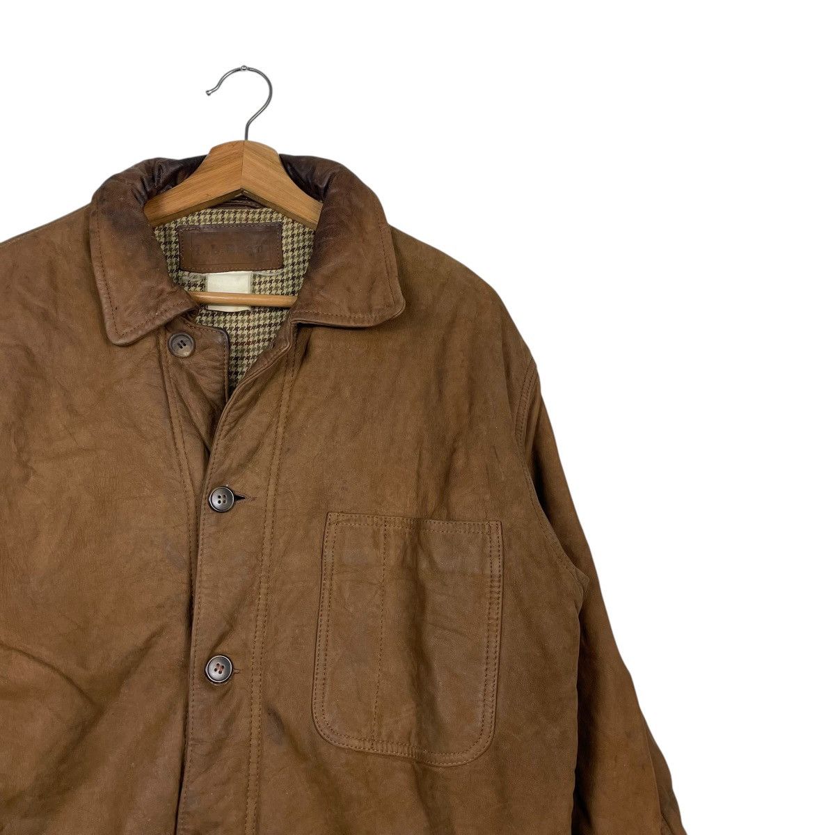 L.L. Bean × Vintage 💥MOLESKIN LEATHER LL BEAN RICH BROWN JACKET Size US L / EU 52-54 / 3 - 5 Thumbnail