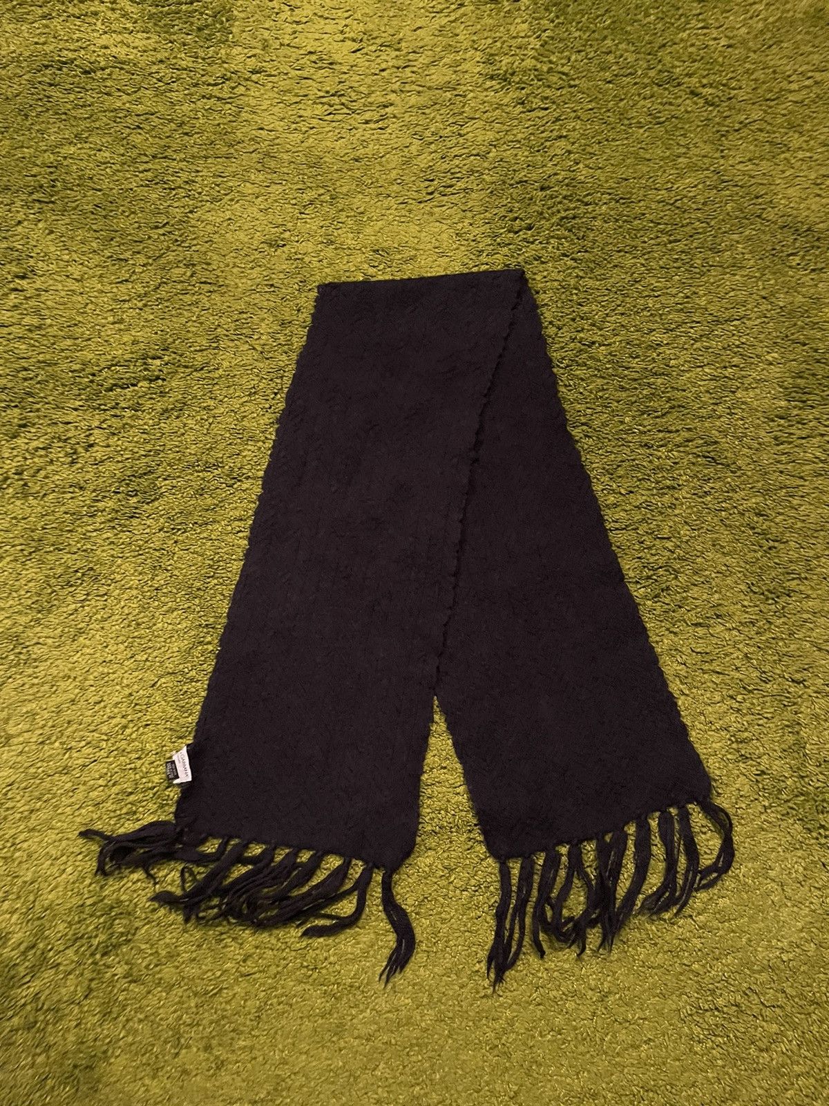 Designer × Dolce & Gabbana × Vintage Dolce & Gabbana D&G 2000s vintage cable knit wool scarf Y2K Size ONE SIZE - 8 Thumbnail