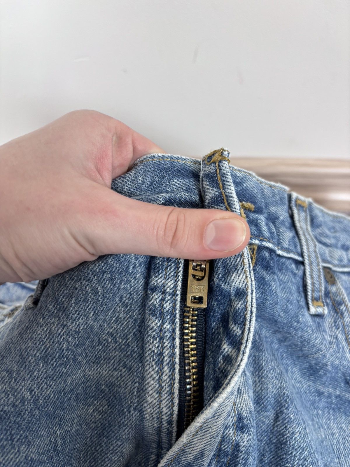 Carhartt Vintage Carhartt Men’s Faded Blue Denim Jeans USA Workwear Size US 36 / EU 52 - 20 Thumbnail