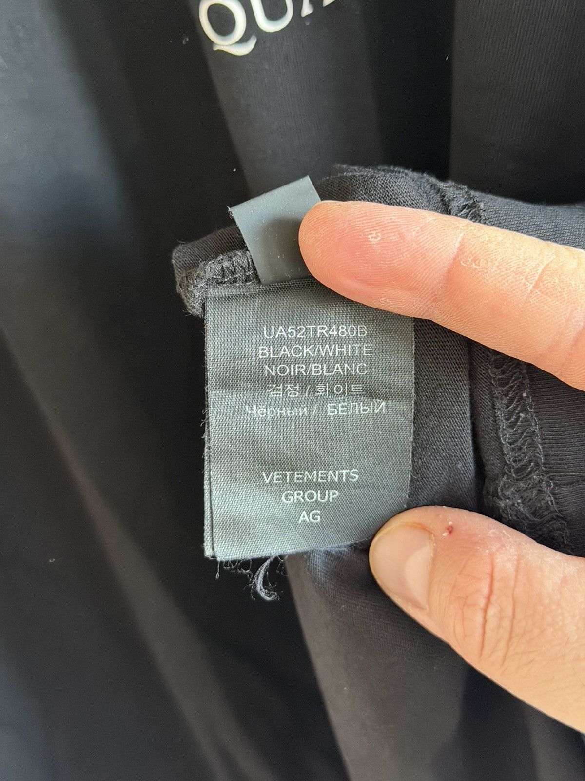 Vetements VETEMENTS Pret-A-Porter Hardcore Couture T-shirt gvasalia Size US S / EU 44-46 / 1 - 6 Thumbnail