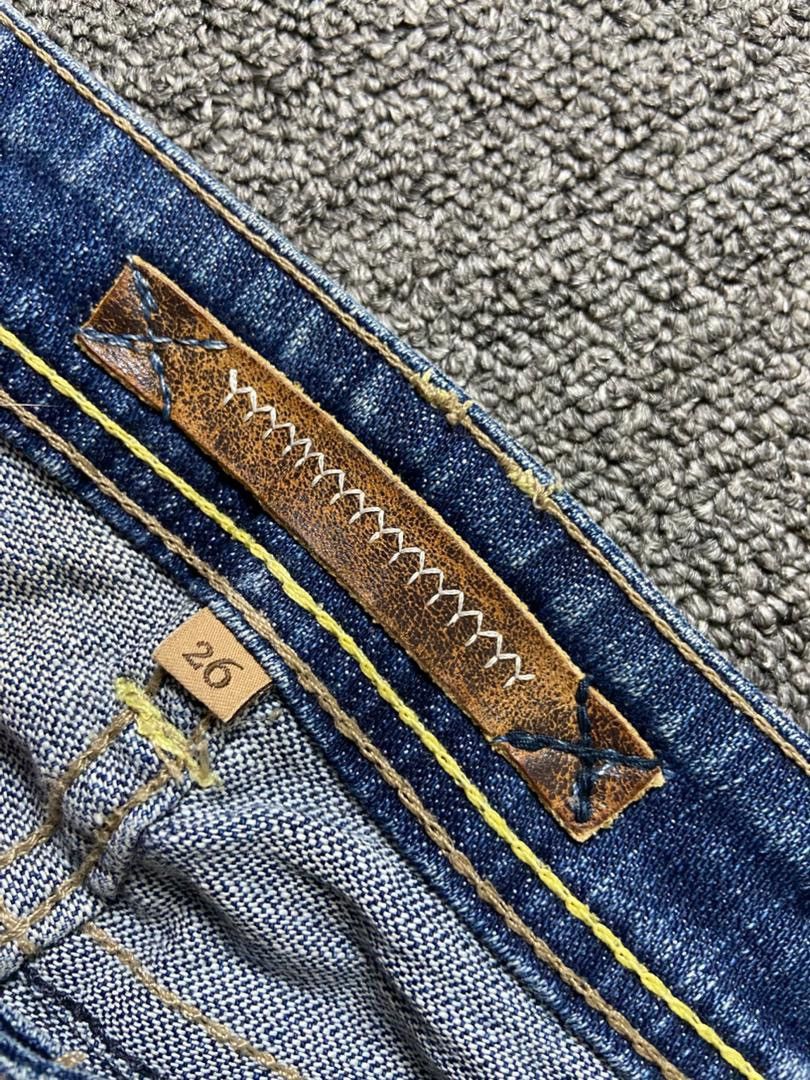 Japanese Brand YYY Yanuk Brand Distressed Flared Jeans (197) Size 30" / US 8 / IT 44 - 2 Thumbnail
