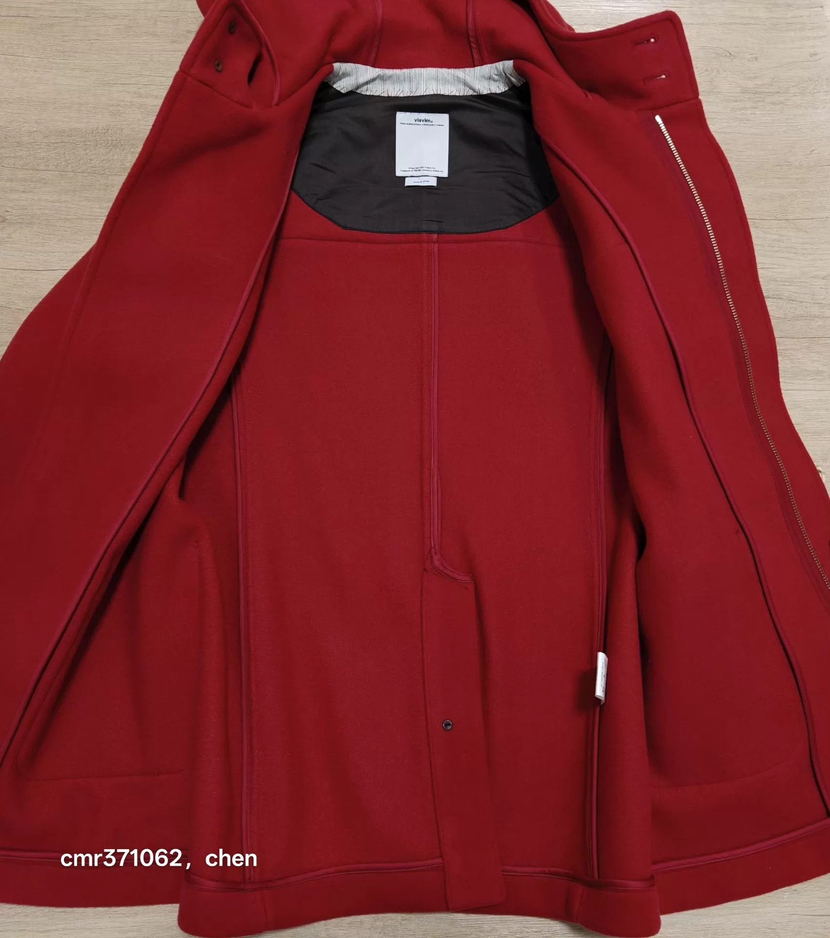Visvim visvim 16AW Commodore Coat Melton Wool Red Size 2 Size US M / EU 48-50 / 2 - 6 Thumbnail