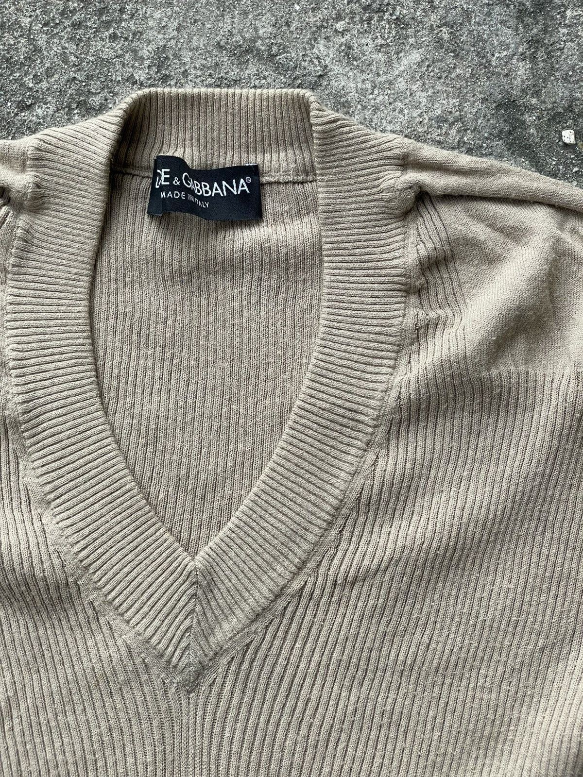 Dolce & Gabbana Knit V-neck slim fit Size US S / EU 44-46 / 1 - 2 Thumbnail