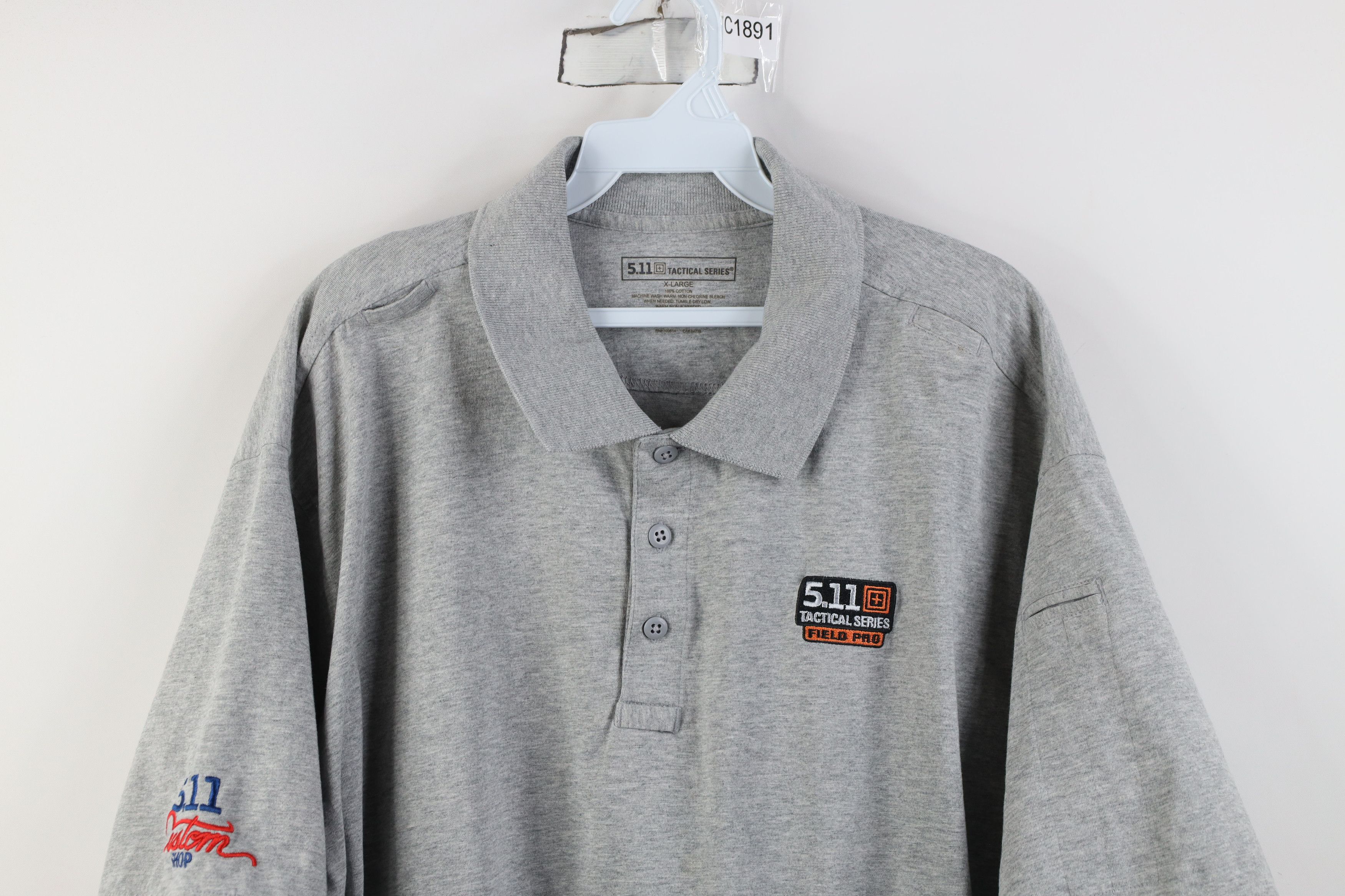 Vintage 5.11 Tactical Series Custom Shop Field Pro Heavy Polo Shirt Size US XL / EU 56 / 4 - 2 Thumbnail