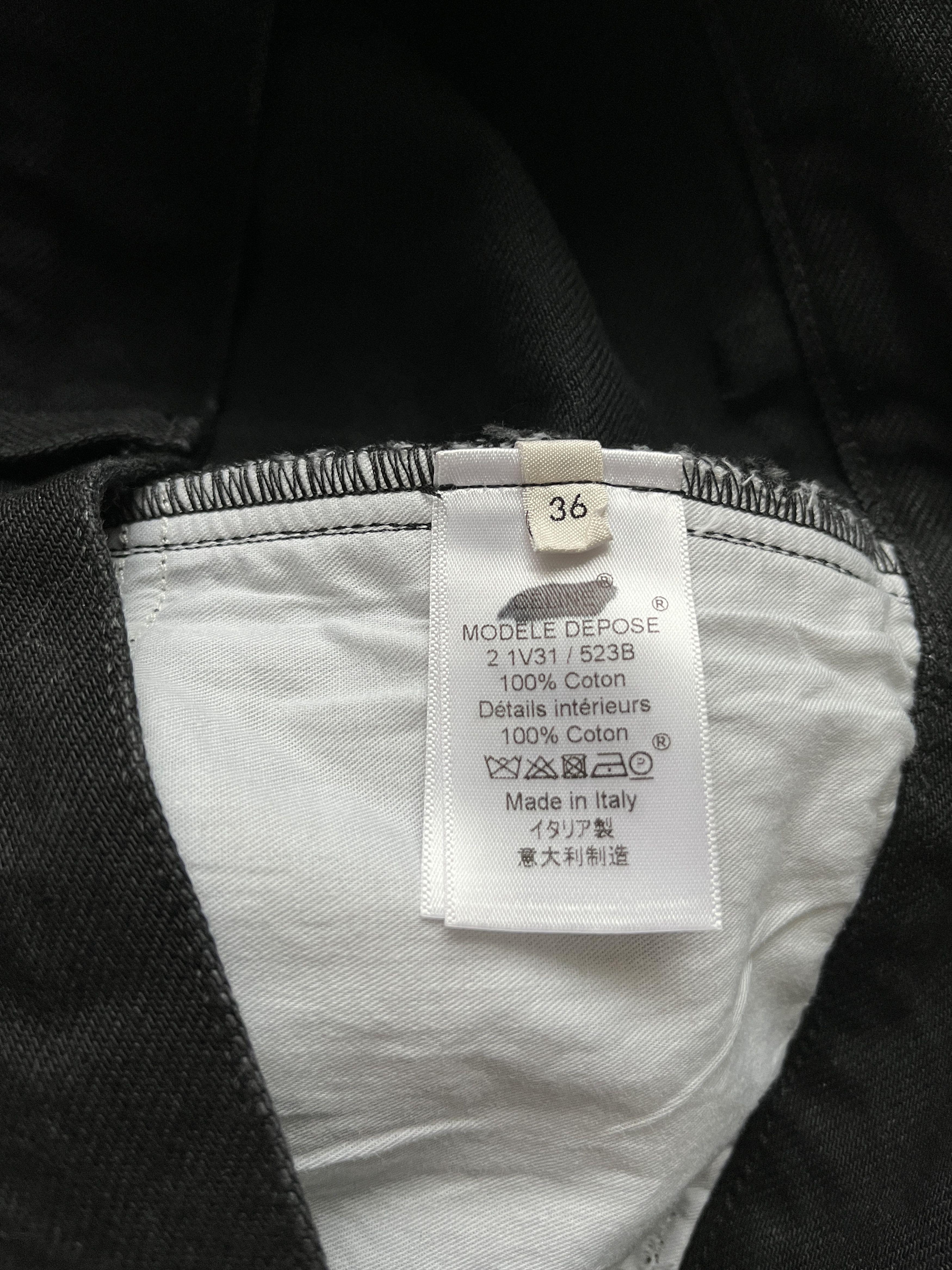 Celine ⚡️QUICK SALE⚡️Celine Phoebe Philo Black Cut Off Denim Jeans Size 27" / US 4 / IT 40 - 3 Thumbnail