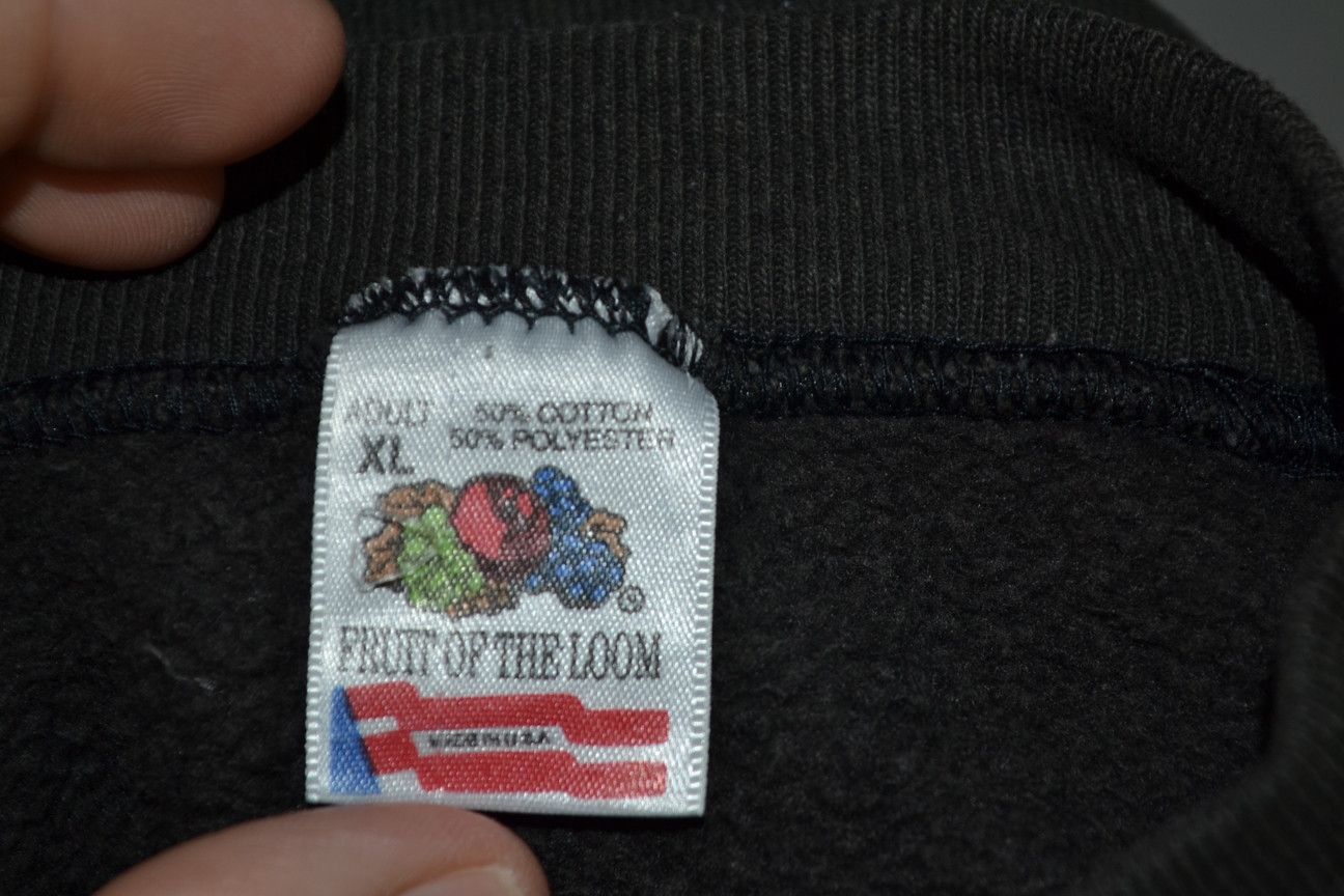 Fruit Of The Loom × Vintage Vintage 90s Big Apple New York Embroidered Sweatshirt XL Size US XL / EU 56 / 4 - 7 Thumbnail