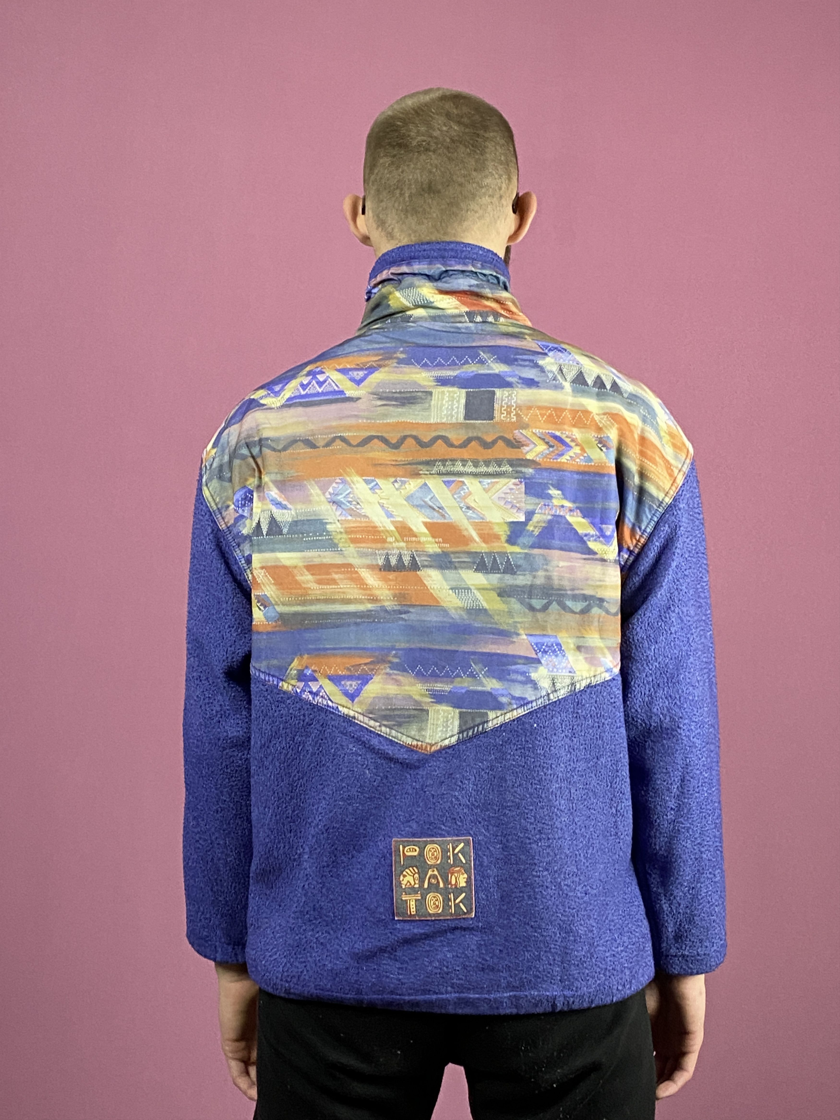 Vintage 90s Vintage Men's Full Zip Fleece Jacket - S Size US S / EU 44-46 / 1 - 3 Thumbnail