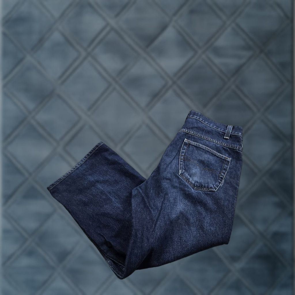 Anchor Blue VINTAGE Anchor Blue Jeans 34x26 Blue Straight Leg Baggy Fit Denim 90s Grunge Mens Jeans Size US 34 / EU 50 - 1 Thumbnail