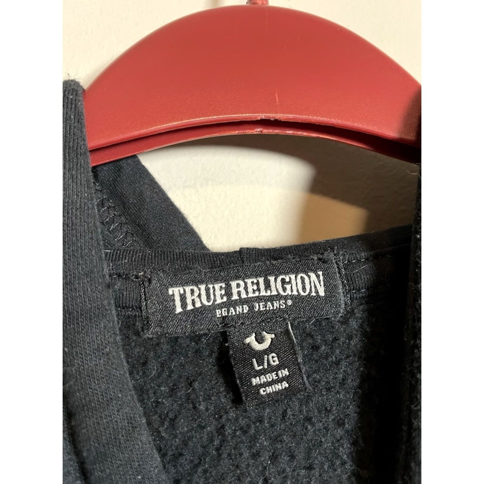 True Religion VINTAGE True Religion Hoodie Pullover Mens Black L Logo Buddha Graphic 30" Length 22" Pit to Pit Size US L / EU 52-54 / 3 - 3 Thumbnail