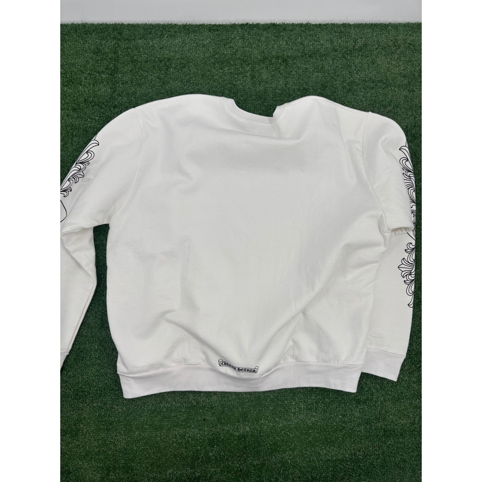 Chrome Hearts Chrome Hearts "Love You" Letter White Crewneck Sweater XL Size US XL / EU 56 / 4 - 6 Thumbnail