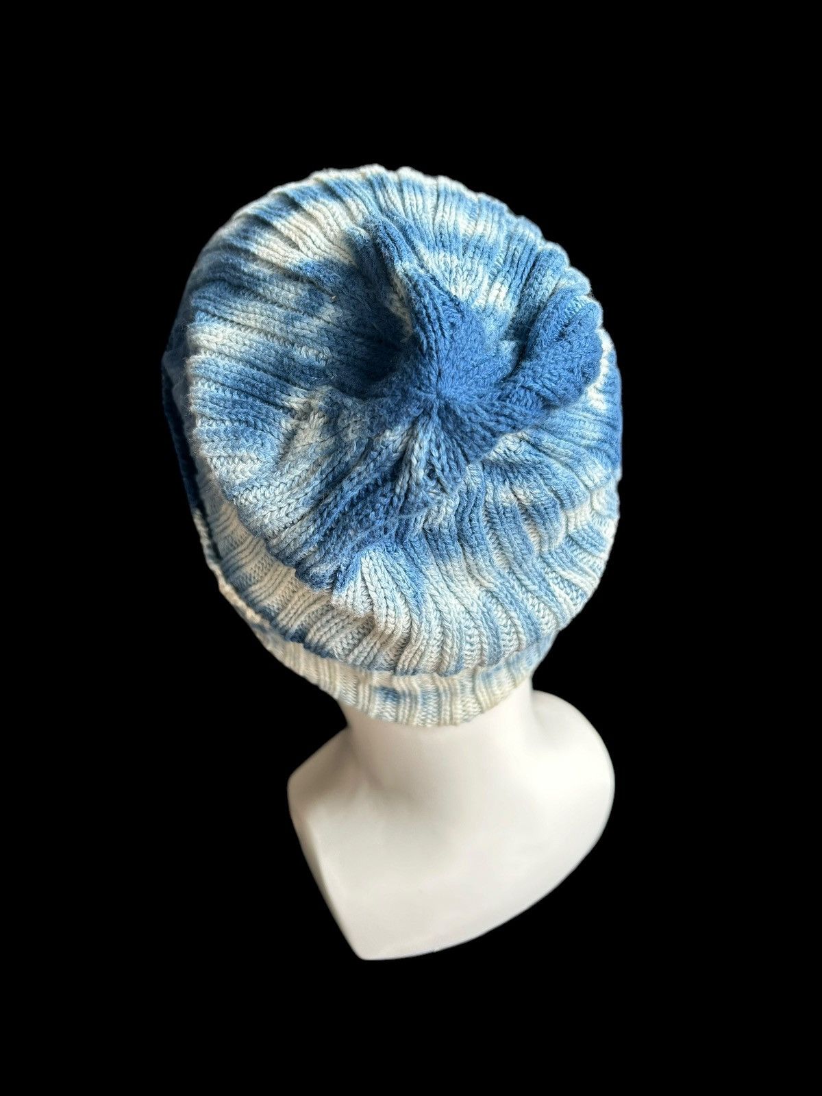 Indigo × Japanese Brand × Kapital Japanese Indigo Design Made in Japan Beanie Hats 🎌 Size ONE SIZE - 3 Thumbnail