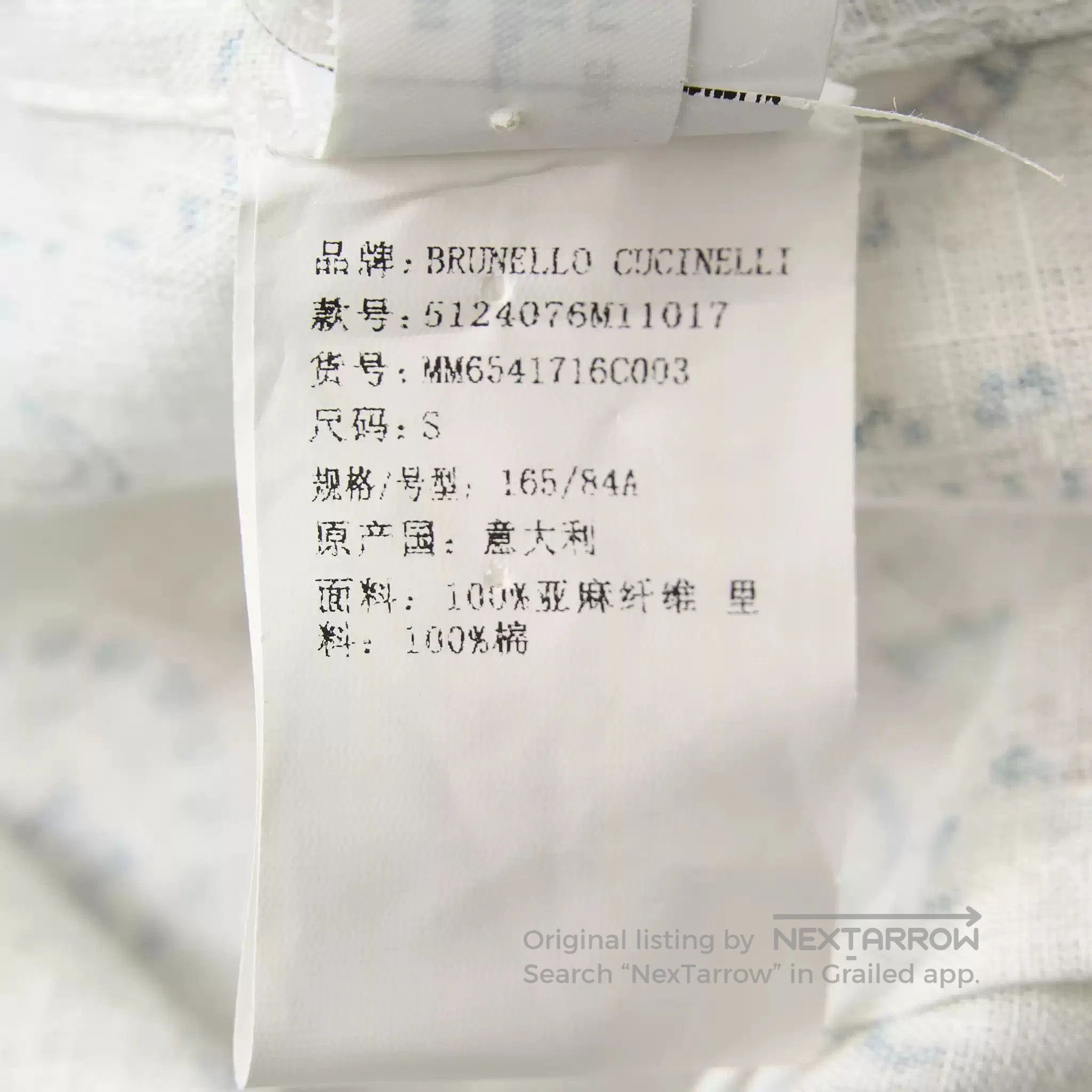 Brunello Cucinelli Brunello Cucinelli Men's Floral Print Shirt. Size US M / EU 48-50 / 2 - 6 Thumbnail