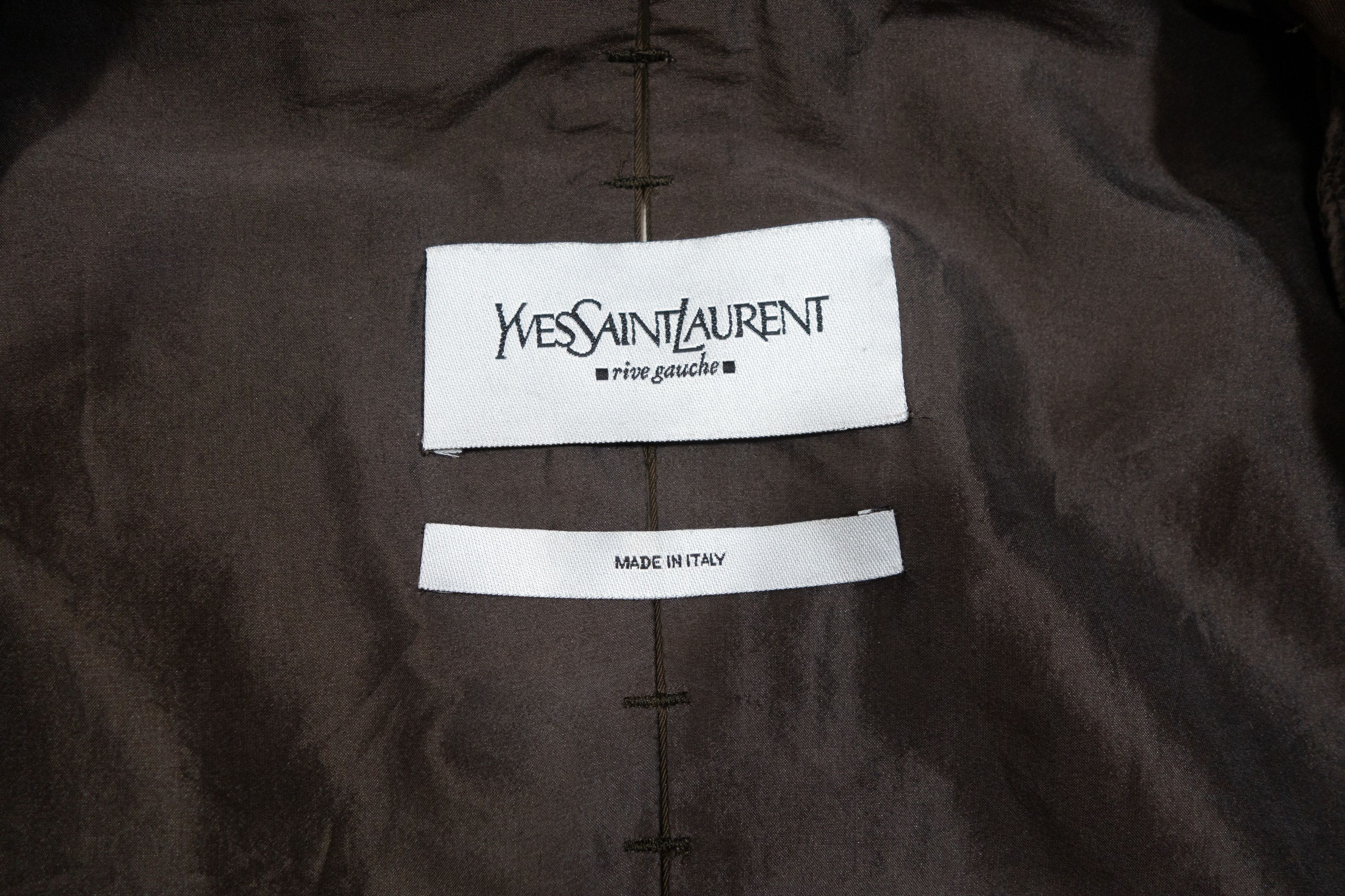Yves Saint Laurent Rive Gauche Deconstructed Exposed Stitch Blazer by Tom Ford Size M / US 6-8 / IT 42-44 - 9 Thumbnail