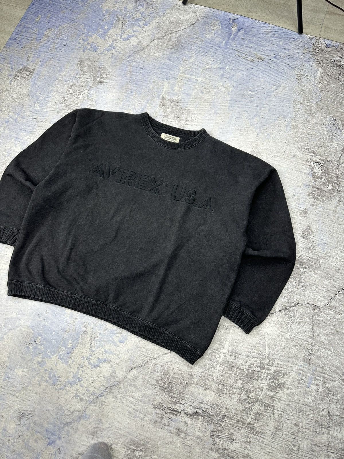 Avirex × Vintage Avirex USA vintage sweatshirt mens box fit heavy cotton Size US L / EU 52-54 / 3 - 7 Thumbnail