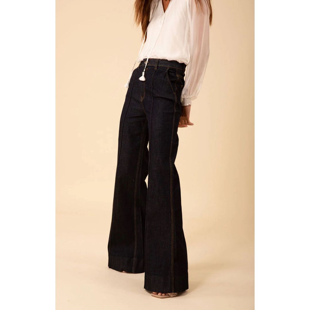 Zimmermann Zimmermann High-Rise Flared Jeans- Size 28 Size 28" / US 6 / IT 42 - 8 Thumbnail