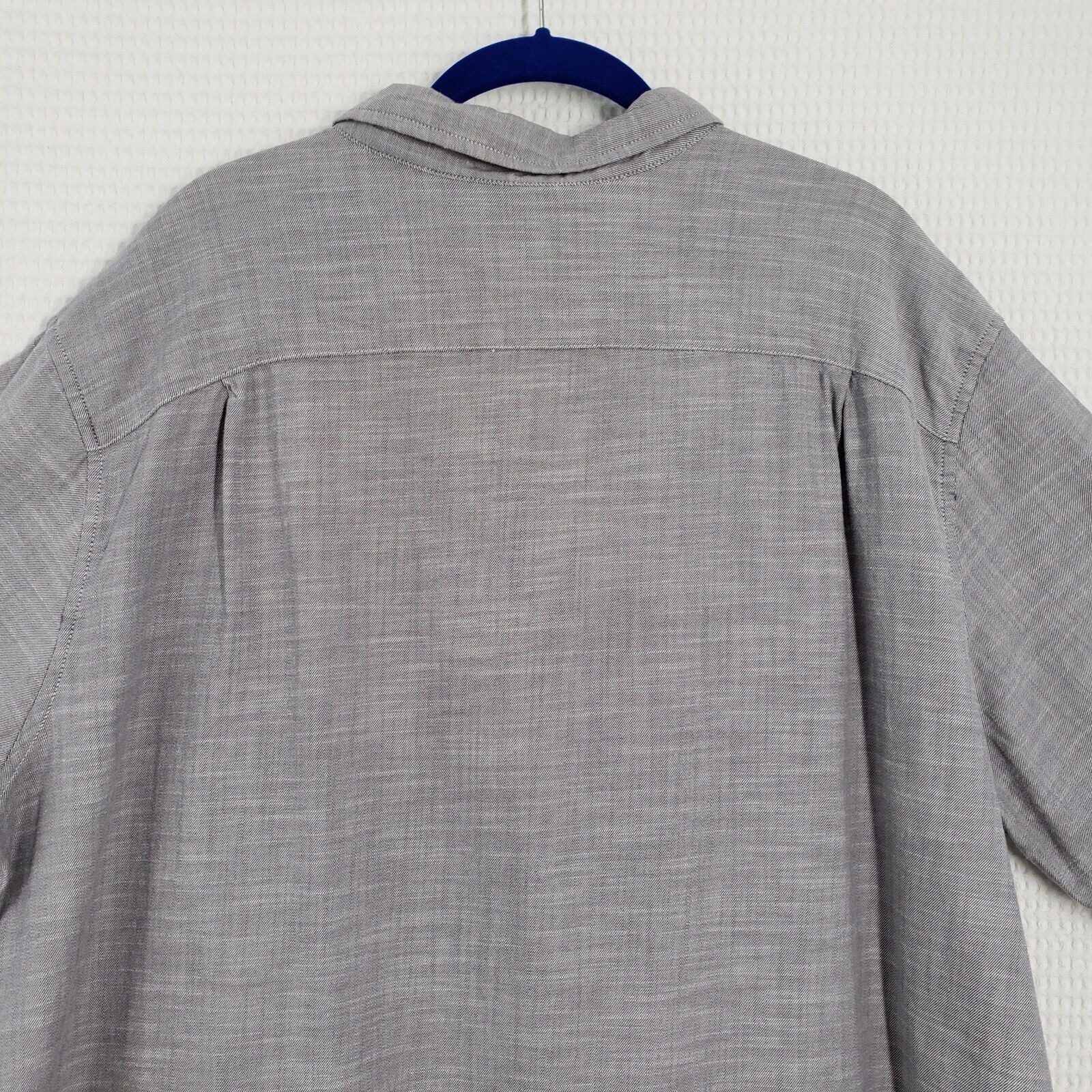 George George Button Down Shirt Mens 2XL Gray Short Sleeve Classic Size US XXL / EU 58 / 5 - 11 Thumbnail