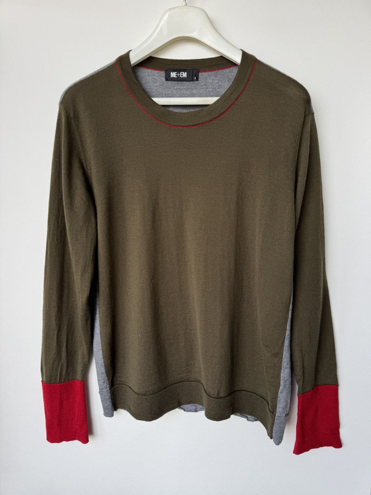 ME+EM ME + EM Merino Wool Sweater Size L / US 10 / IT 46 - 1 Thumbnail
