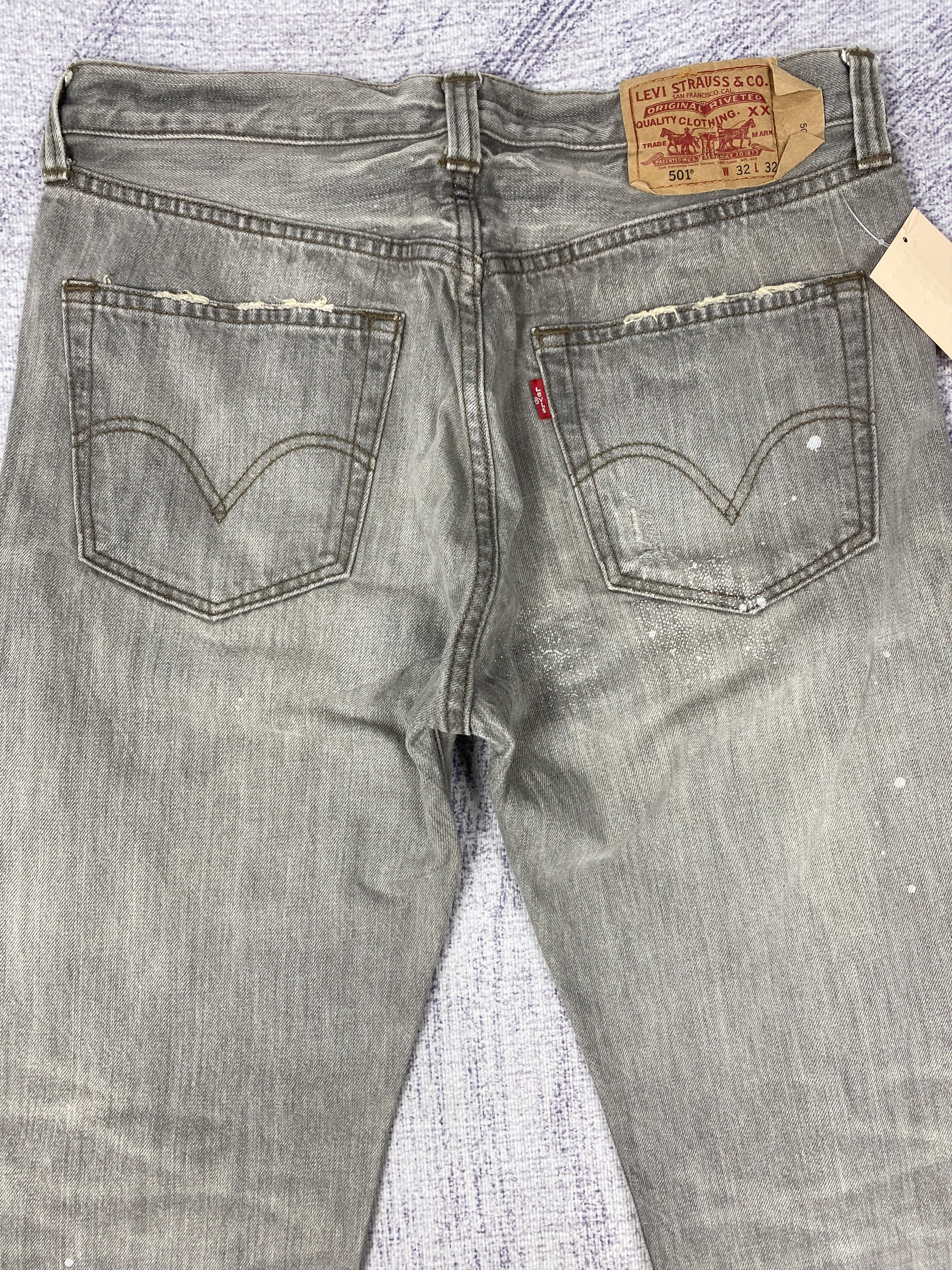 Levi's Vintage Levi's 501 Distressed Denim Jeans P0477 Size US 32 / EU 48 - 10 Thumbnail