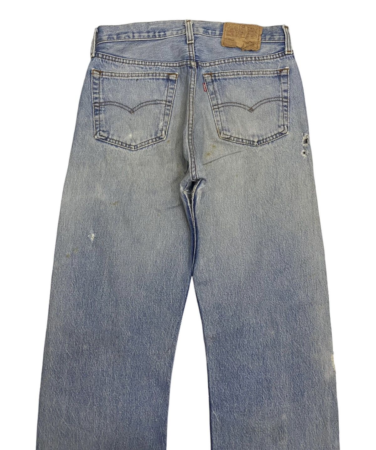 Levi's × Levi's Vintage Clothing VINTAGE LEVIS 501 DISTRESSED LEG CUT DENIM JEANS Size US 30 / EU 46 - 6 Thumbnail