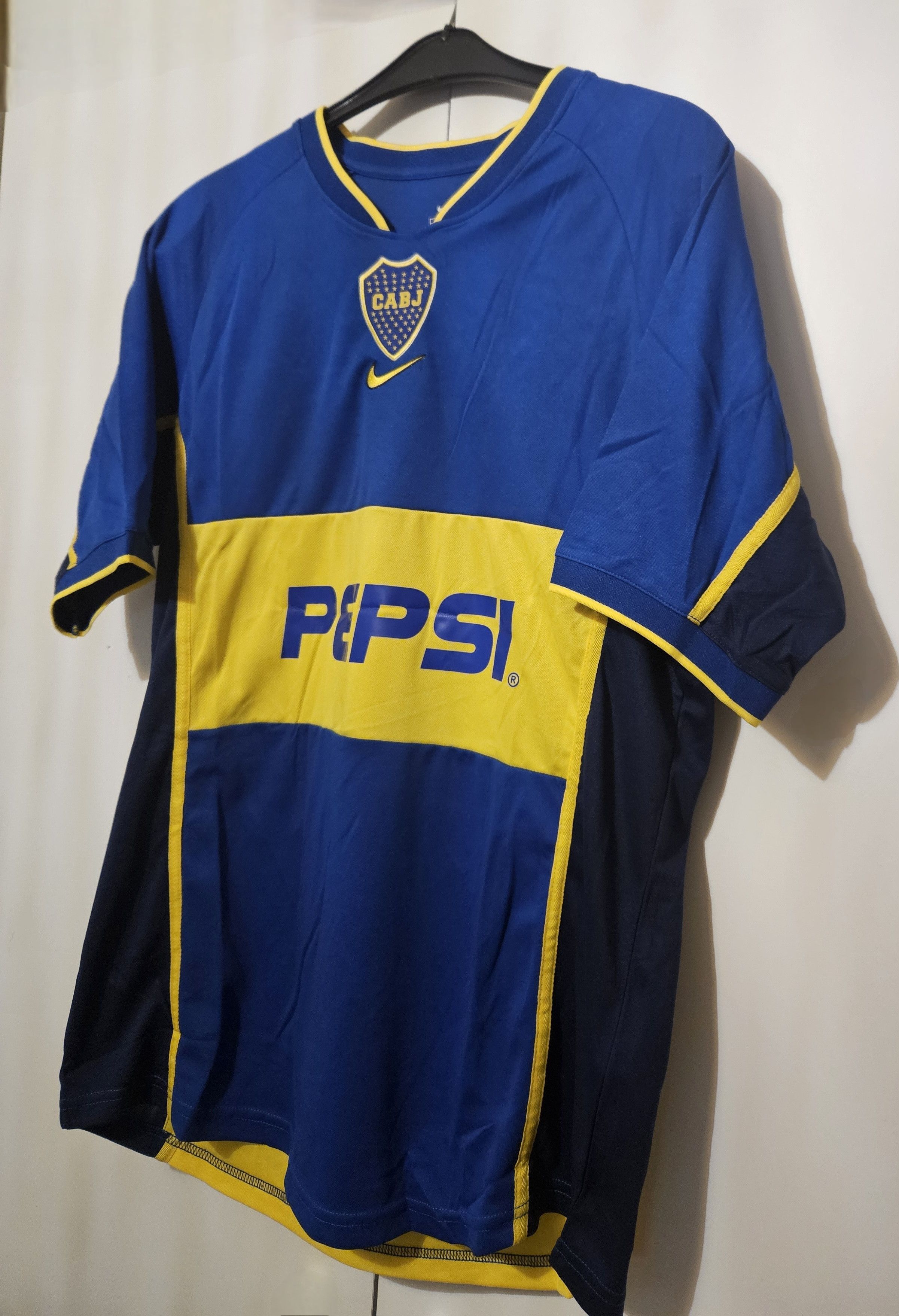 Other Tevez 9 Boca Juniors 2002/2003 Vintage Soccer Jersey trikot Size US L / EU 52-54 / 3 - 5 Thumbnail