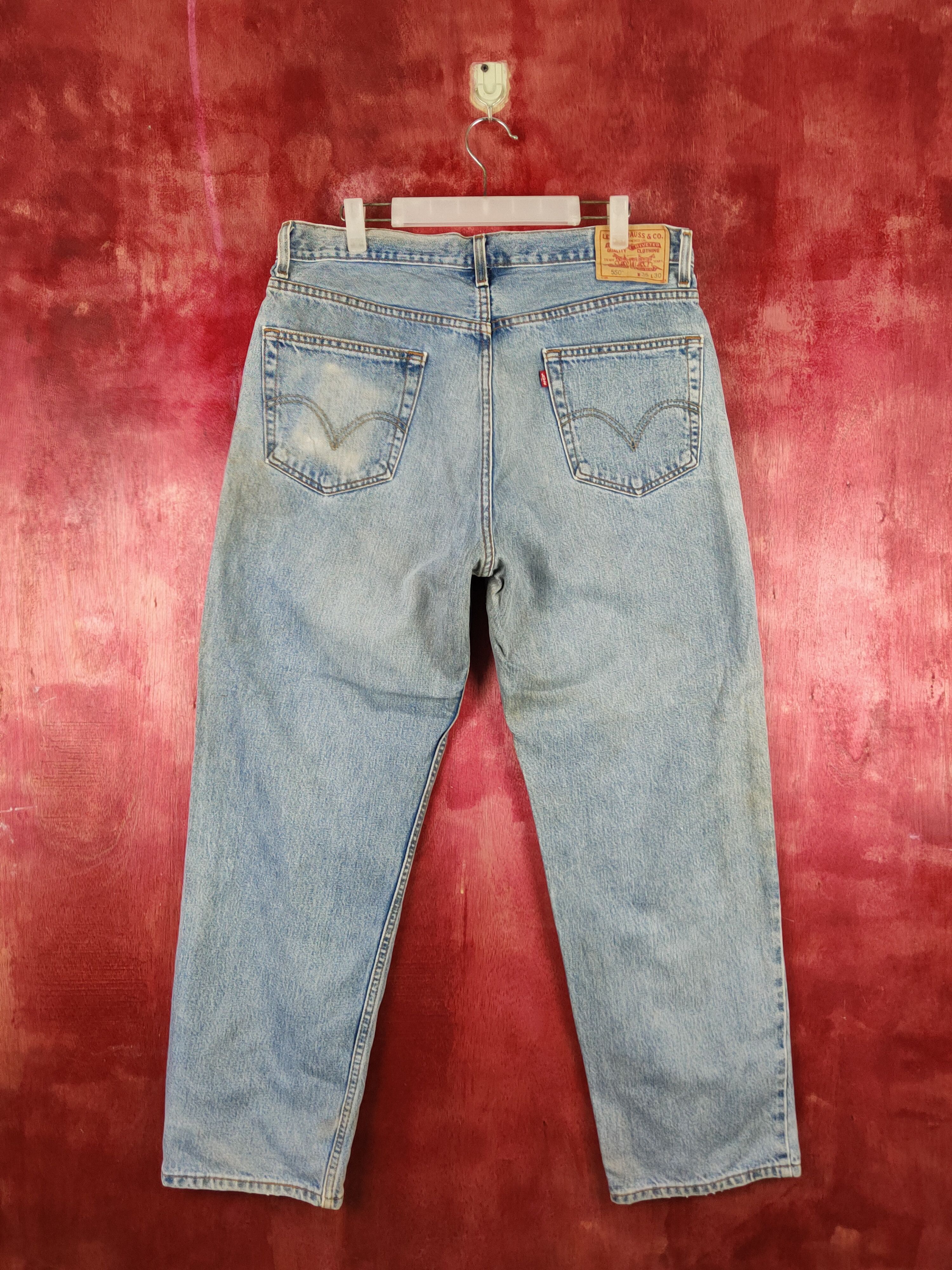 Japanese Brand × Levi's Levi's Blue Faded Distressed Ripped Jeans #S1833 Size US 36 / EU 52 - 7 Thumbnail