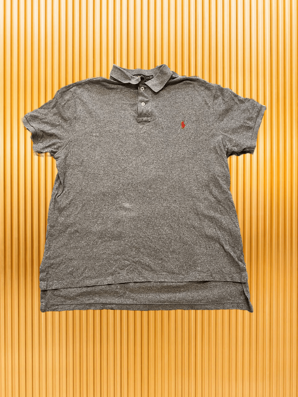 Polo Ralph Lauren Y2K T-shirt gray logo Polo Ralph Lauren Vintage Size US L / EU 52-54 / 3 - 1 Thumbnail