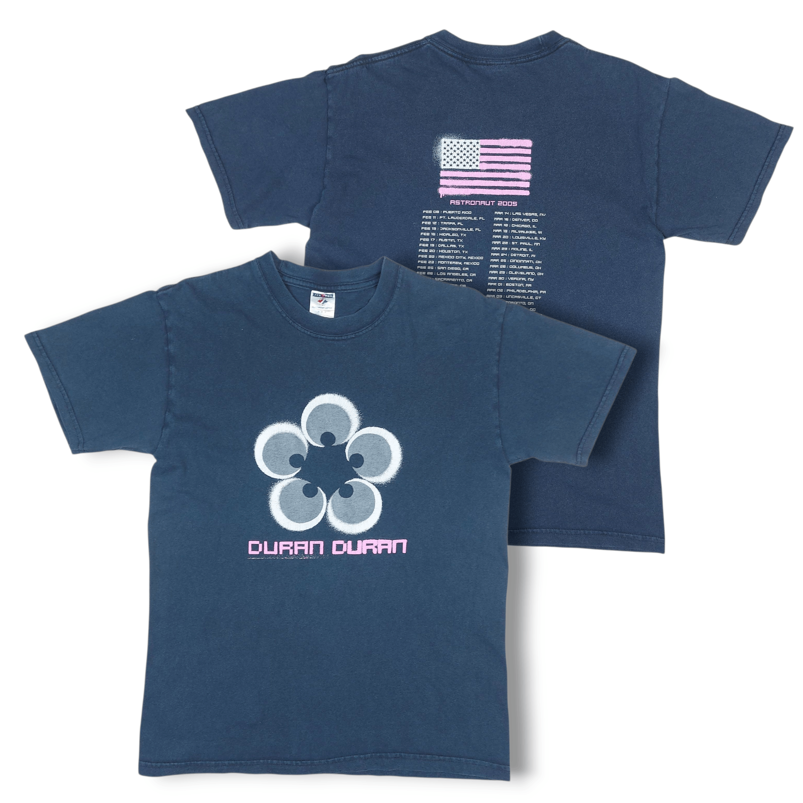 Band Tees × Vintage VTG 2005 Duran Duran Band Astronaut Tour Double-Sided TEE Size US M / EU 48-50 / 2 - 1 Thumbnail
