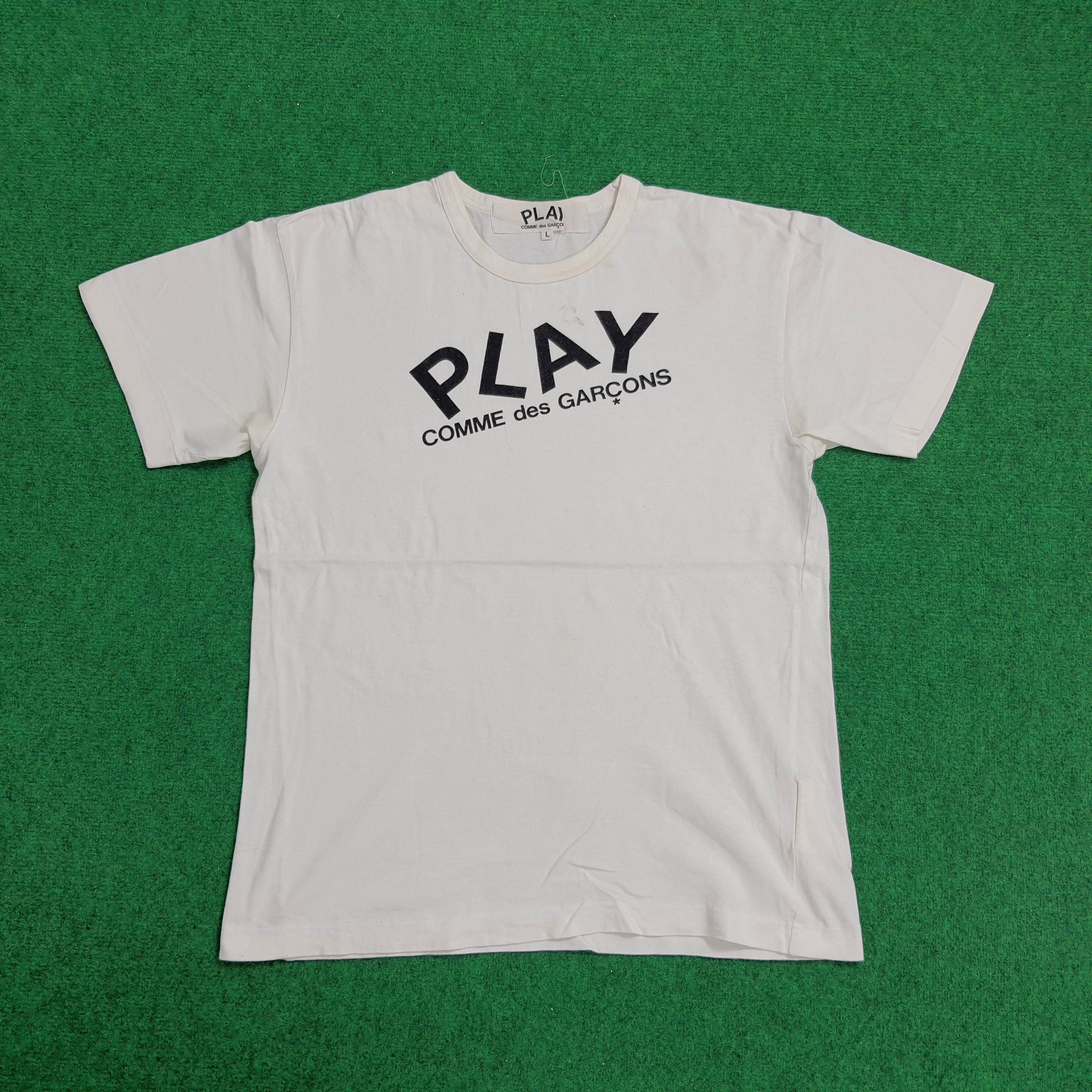 Comme Des Garcons Play Spell Out Tshirt