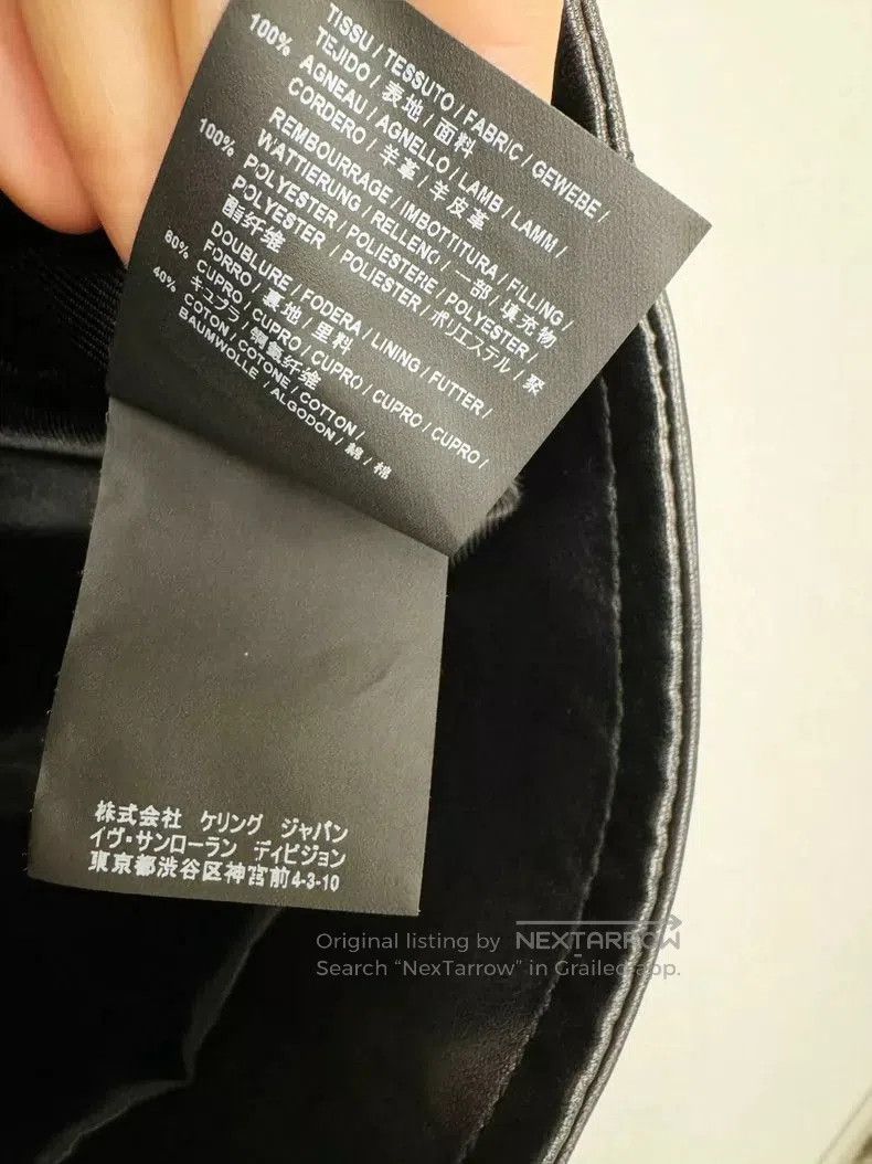Saint Laurent Paris Saint Laurent Leather Biker Jacket. Size US S / EU 44-46 / 1 - 5 Thumbnail