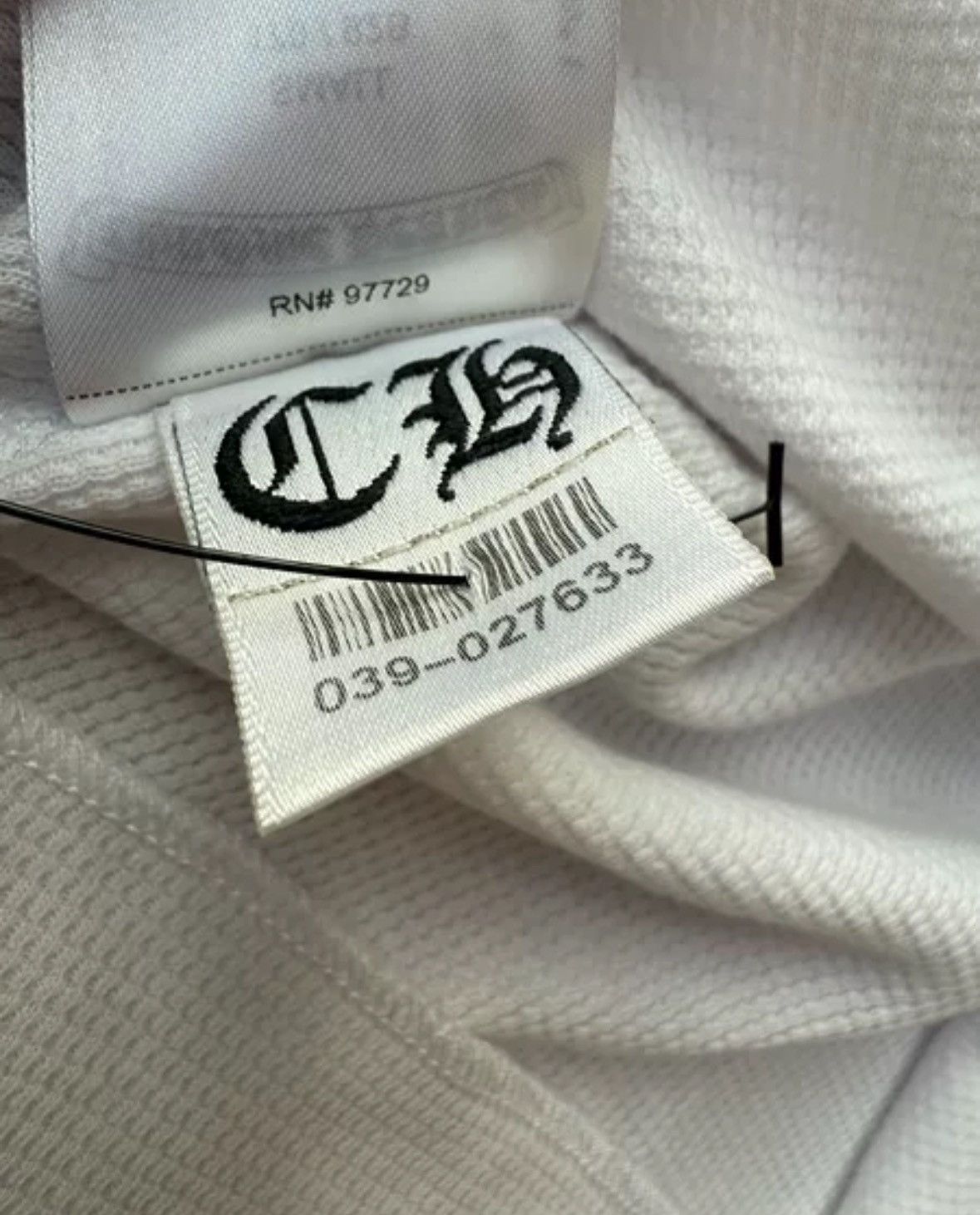 Chrome Hearts Thermal waffle horseshoe long sleeve Size US S / EU 44-46 / 1 - 5 Thumbnail