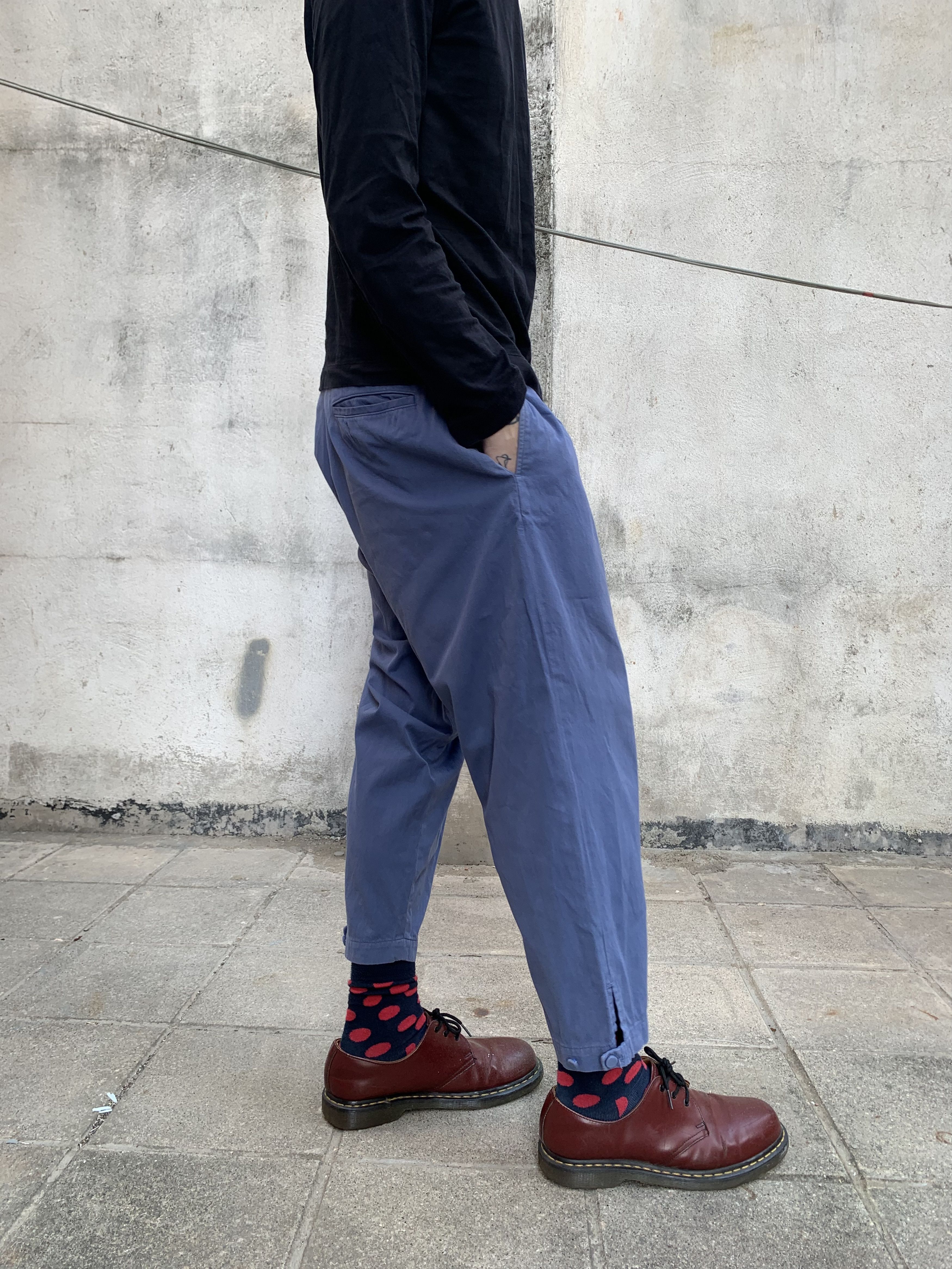 Yohji Yamamoto Yohji Yamamoto Pour Homme Dip Dye Cropped Pants Size US 32 / EU 48 - 5 Thumbnail
