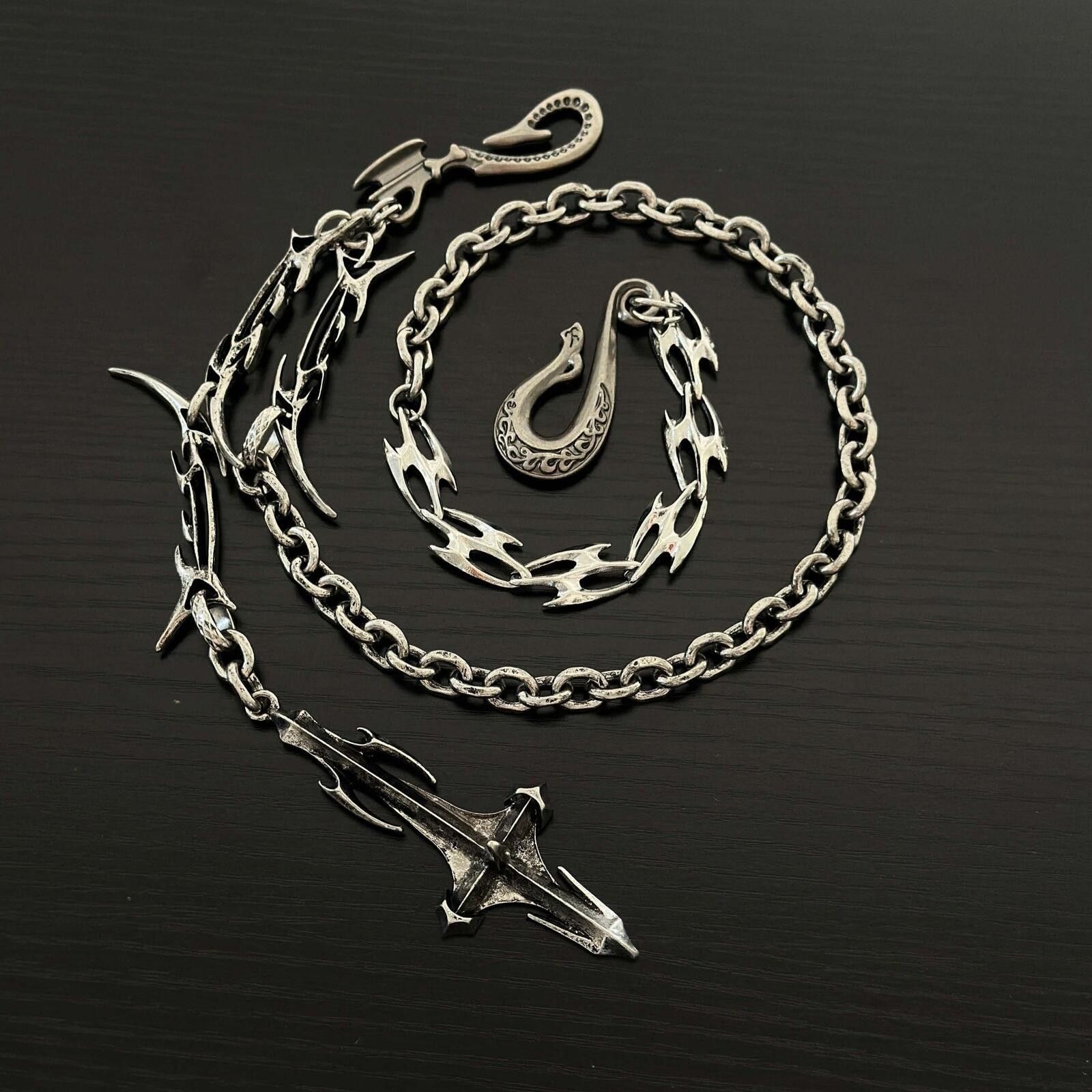 Jewelry Gothic Sword Chain Waist Accessory | Dark Metal Street Size ONE SIZE - 1 Thumbnail