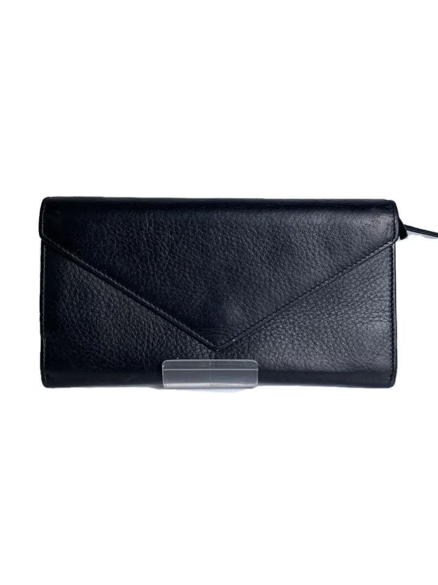 Balenciaga Balenciaga Leather Long Wallet Black Size ONE SIZE - 1 Thumbnail