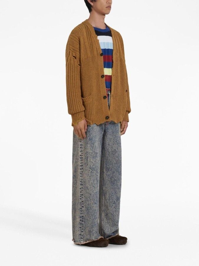 Marni o1w1db10524 Flared Jeans in Grey Size US 34 / EU 50 - 3 Thumbnail