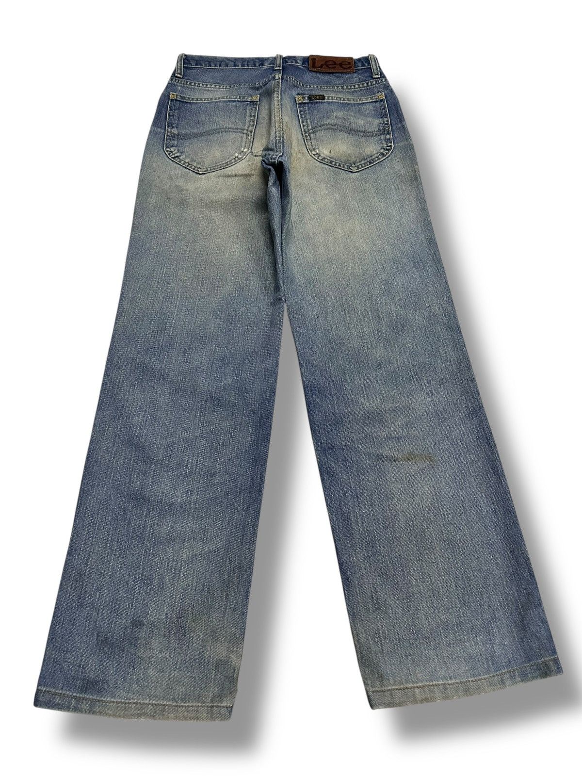 Lee Lee Rider Vintage Distressed Jean Straight Loose Style Faded Size US 28 / EU 44 - 2 Thumbnail