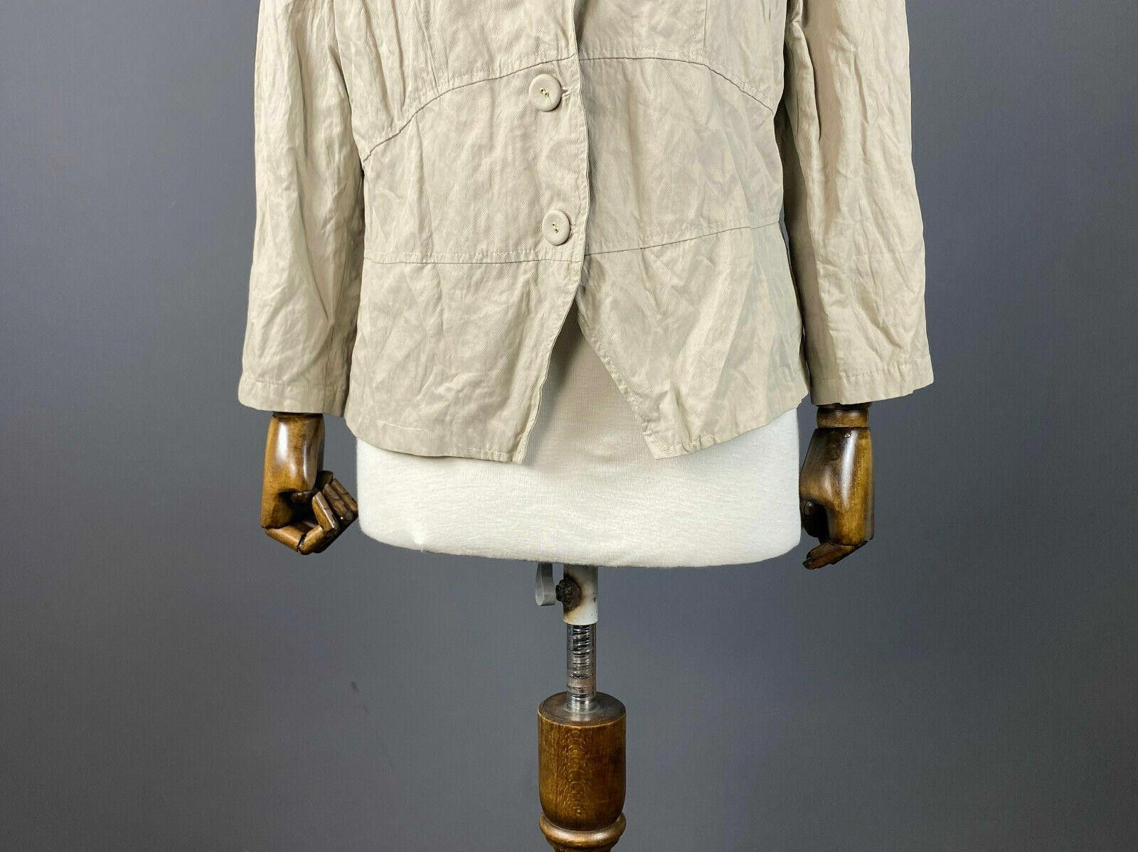 Designer Elisa Cavaletti Beige Designed Cardigan Jacket Size XL / 4 Size XL / US 12-14 / IT 48-50 - 3 Thumbnail