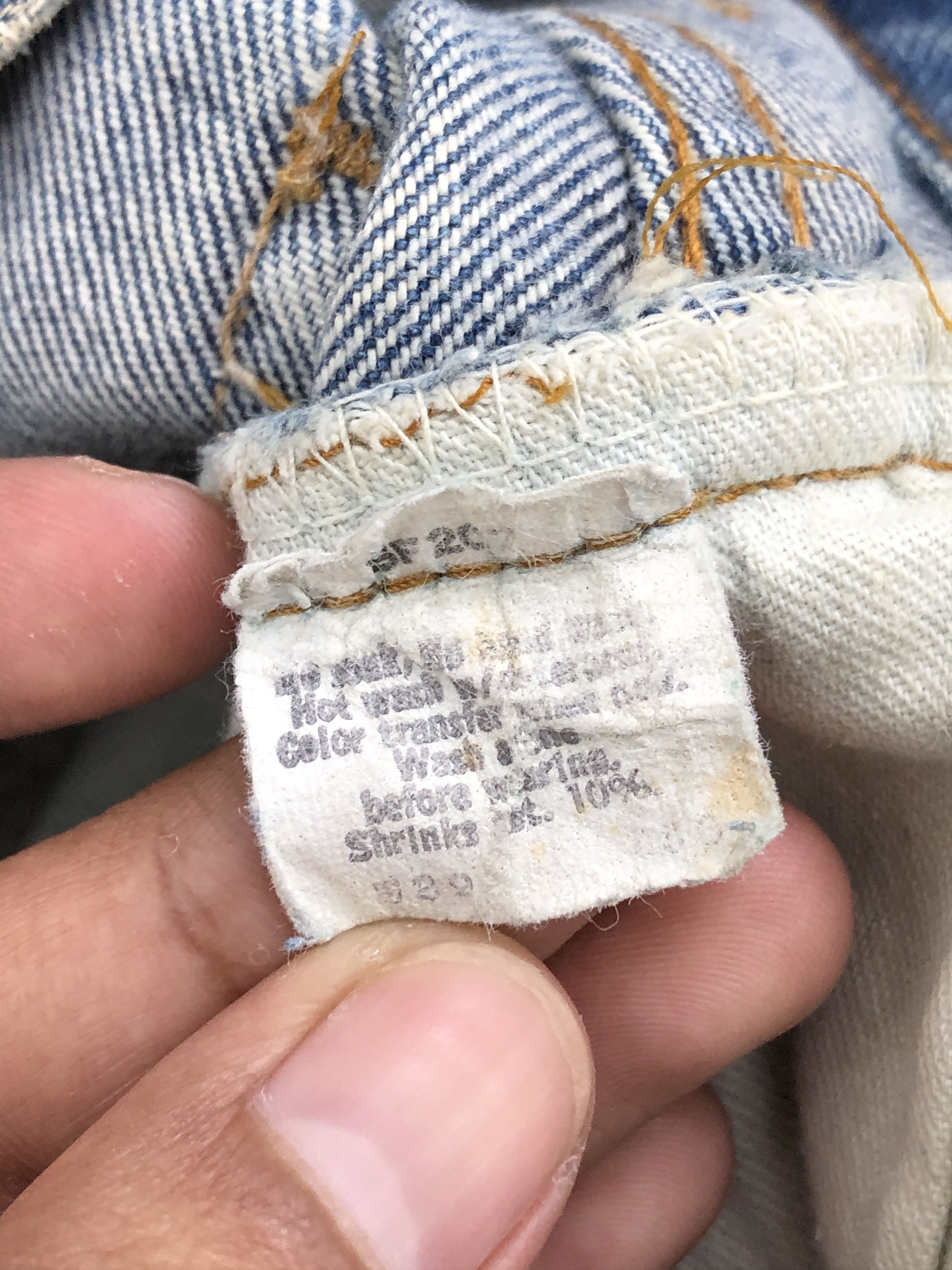 Levi's × Vintage Vintage 80s Levi's 501 Selvedge Stone Washed Denim Jeans Size US 28 / EU 44 - 7 Thumbnail