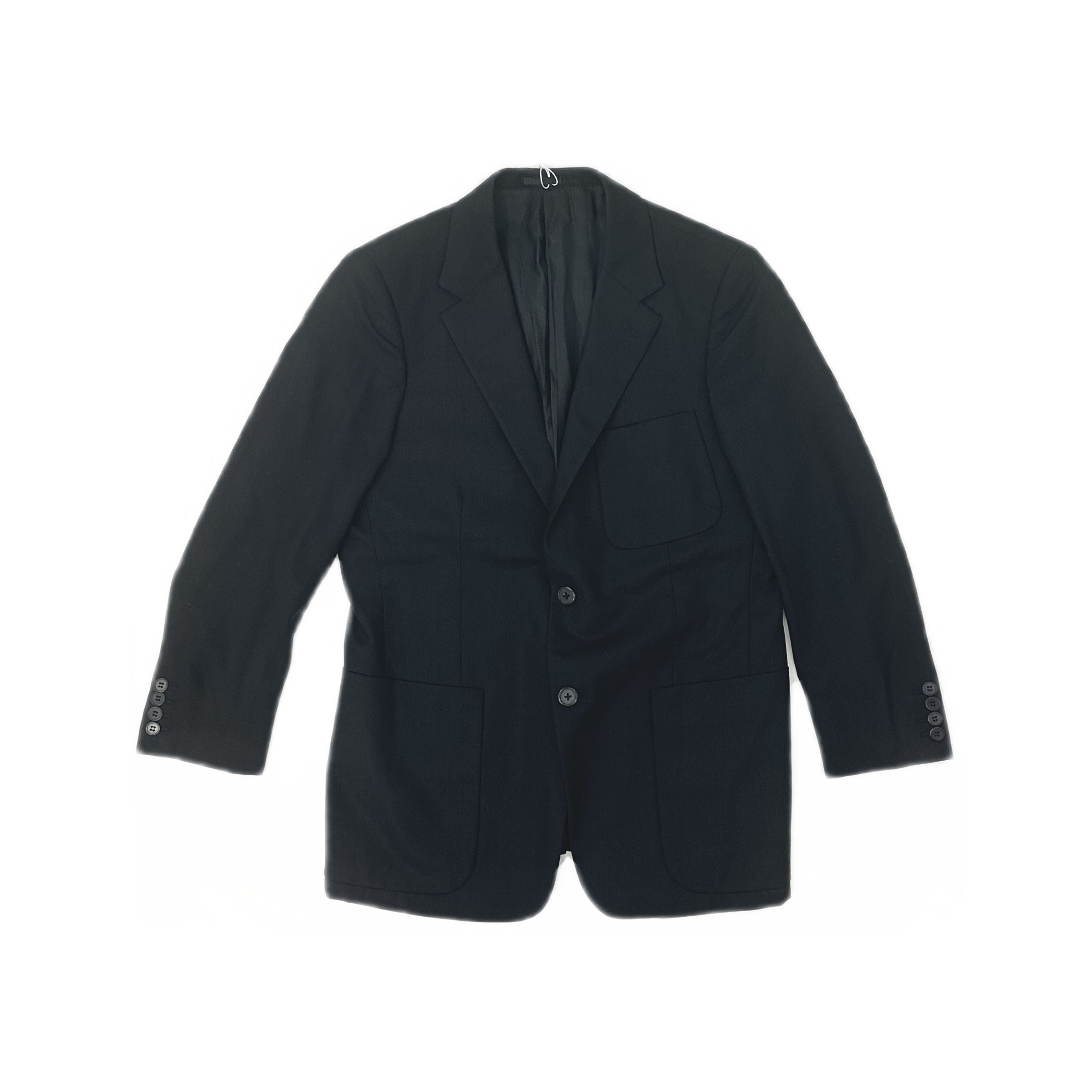 Prada Prada Solid Black Blazer Size 40R Size 40R - 1 Thumbnail