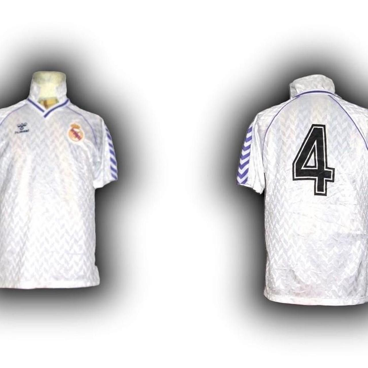 Hummel Real Madrid Spain 1986 1987 1988 Home Shirt Jersey Size US M / EU 48-50 / 2 - 1 Thumbnail
