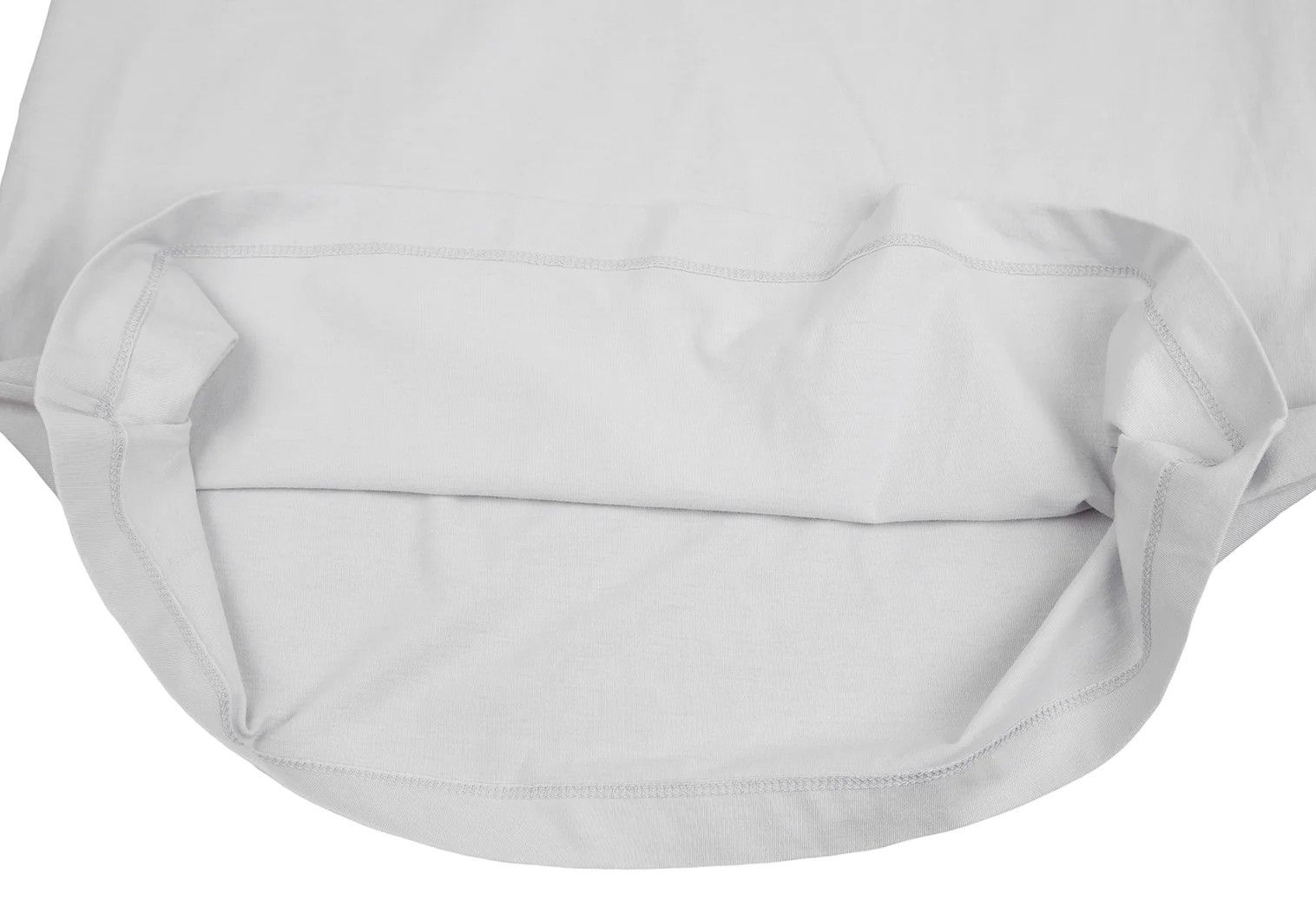 Issey Miyake Cotton Back Logo T-Shirt in Light Gray, Size 3 Size US L / EU 52-54 / 3 - 6 Thumbnail