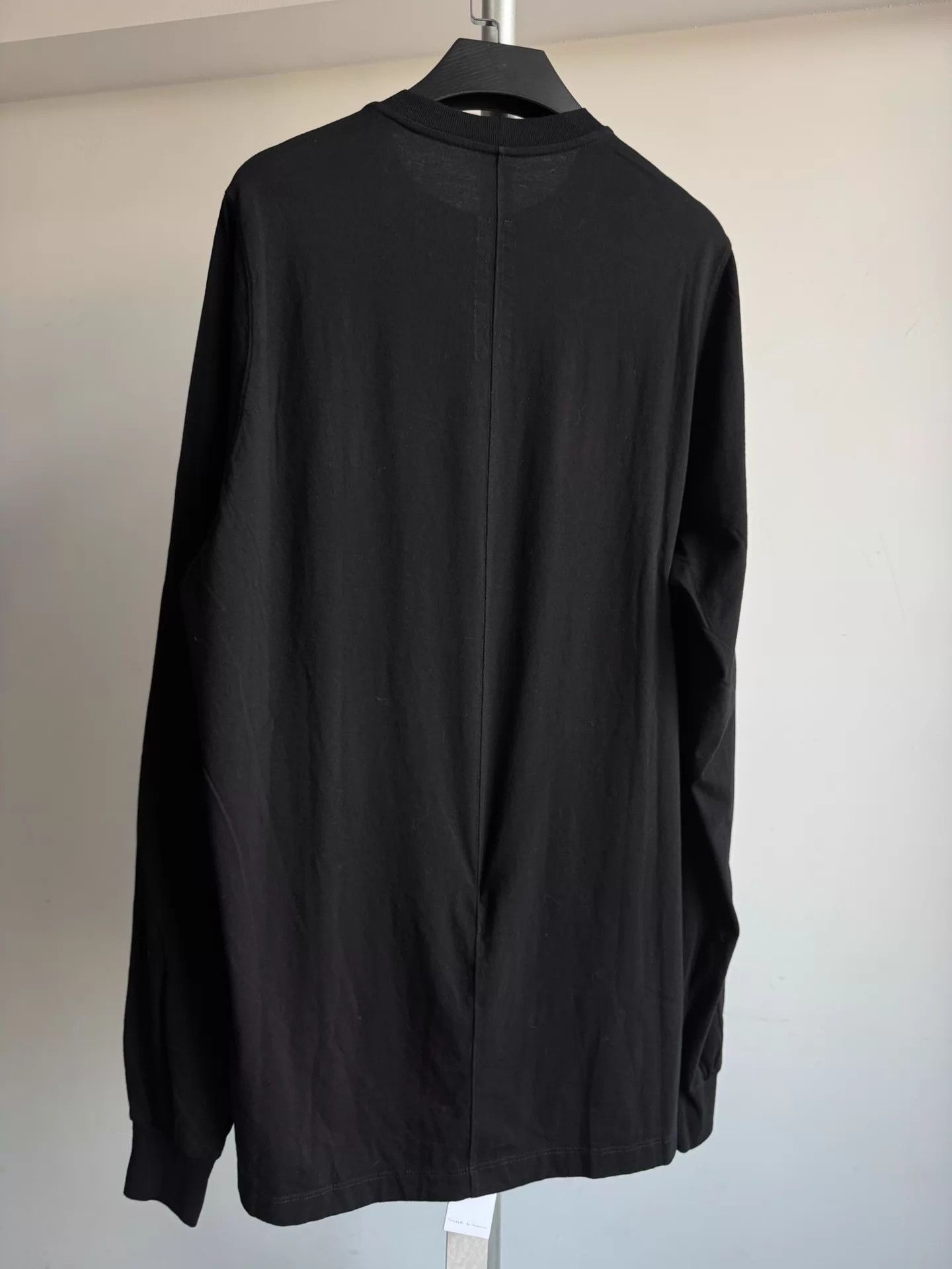 Rick Owens Rick Owens 22Fw Black Mainline Long Sleeve Tee S Size US S / EU 44-46 / 1 - 2 Thumbnail