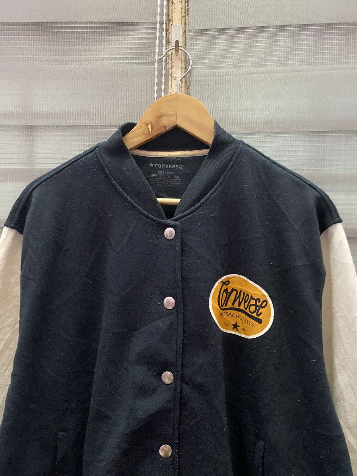 Converse × Vintage Converse Massachusetts Varsity Jacket Size US XXL / EU 58 / 5 - 3 Thumbnail