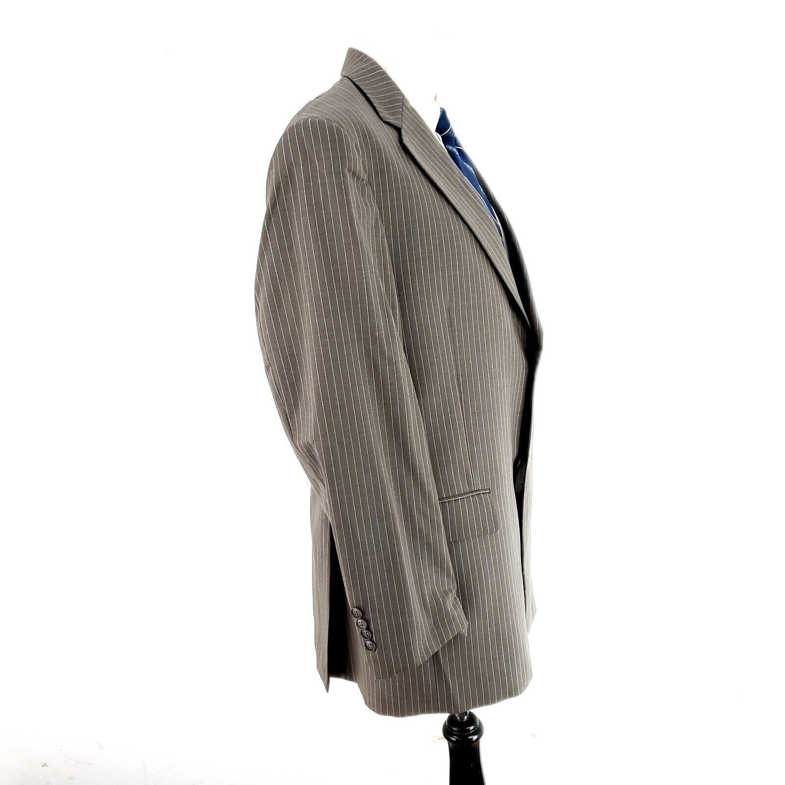 Hart Schaffner Marx Hart Schaffner Marx Gold Trumpeter Wool 2 Button Suit Jacket Size 42L - 7 Thumbnail