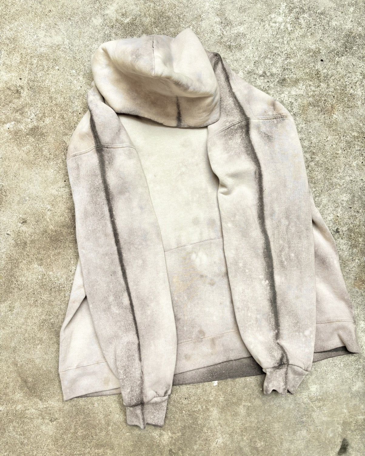 Vintage Thrashed Distressed Faded Russell Hoodie ERD Grunge Size US XL / EU 56 / 4 - 15 Thumbnail