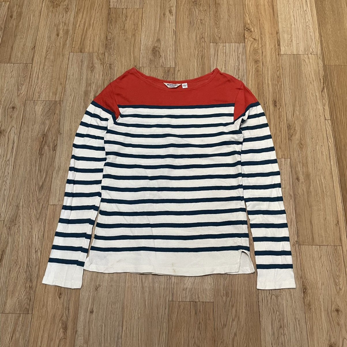 Beams Plus Beams Boy Striped Long Sleeve Shirt Size US S / EU 44-46 / 1 - 1 Thumbnail