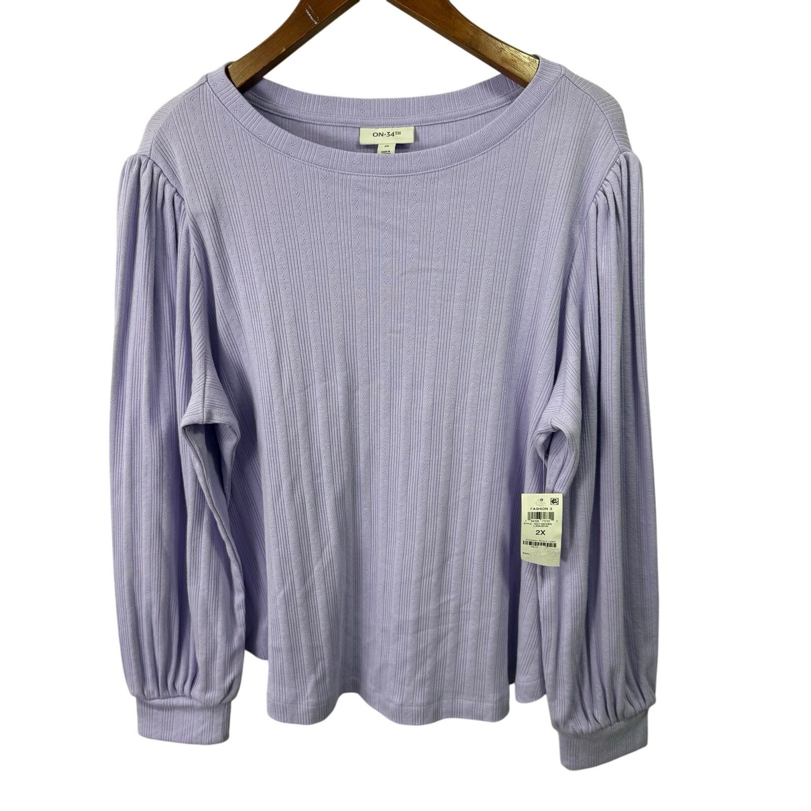 Macys On 34th Macy’s Women’s Plus Top 2X NEW # G549 Size XXL / US 16-18 / IT 52-54 - 1 Thumbnail