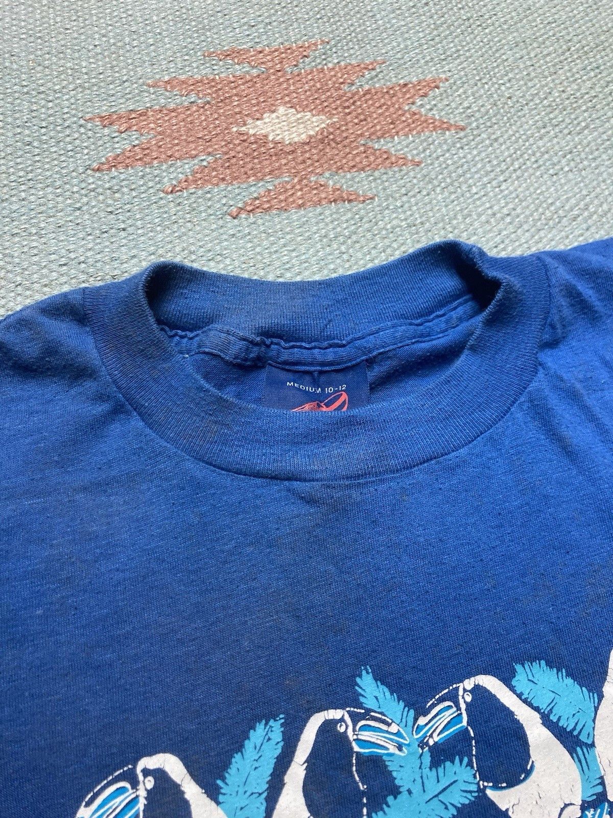 Vintage Vtg 80s t shirt florida birds toucan kids youth M baby tee Size XS / US 0-2 / IT 36-38 - 5 Thumbnail