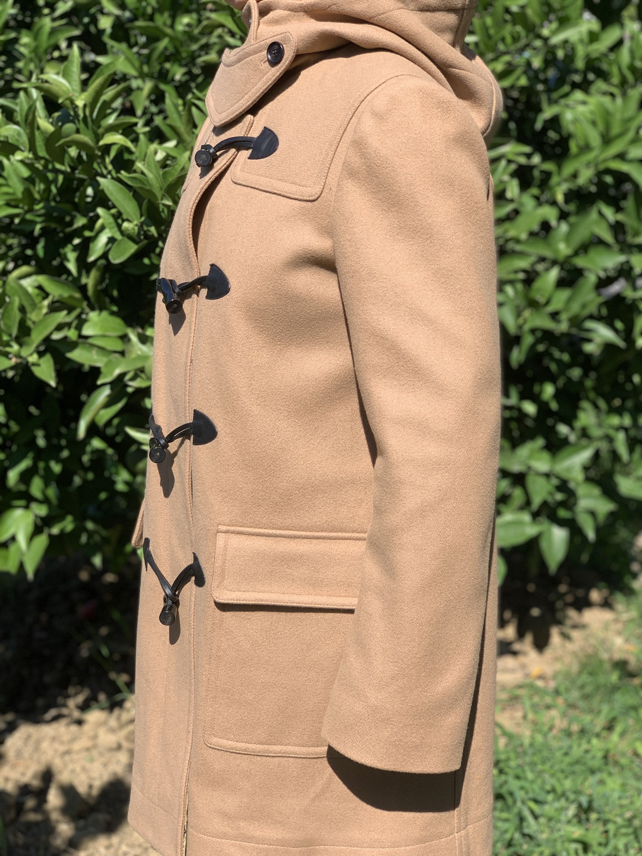Belstaff Belstaff Camel Wool Duffle Coat Hooded Leather Size 42 Size M / US 6-8 / IT 42-44 - 8 Thumbnail