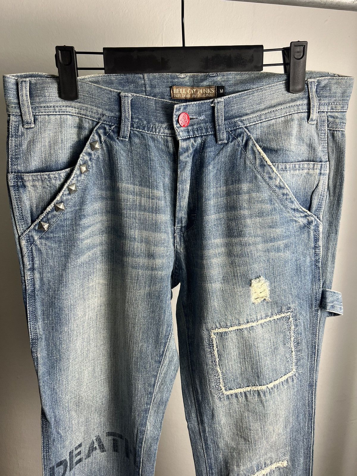 Japanese Brand × Seditionaries × Vintage Vintage Hellcat Punks Seditionaries "Death or Glory" Denim Size US 32 / EU 48 - 3 Thumbnail