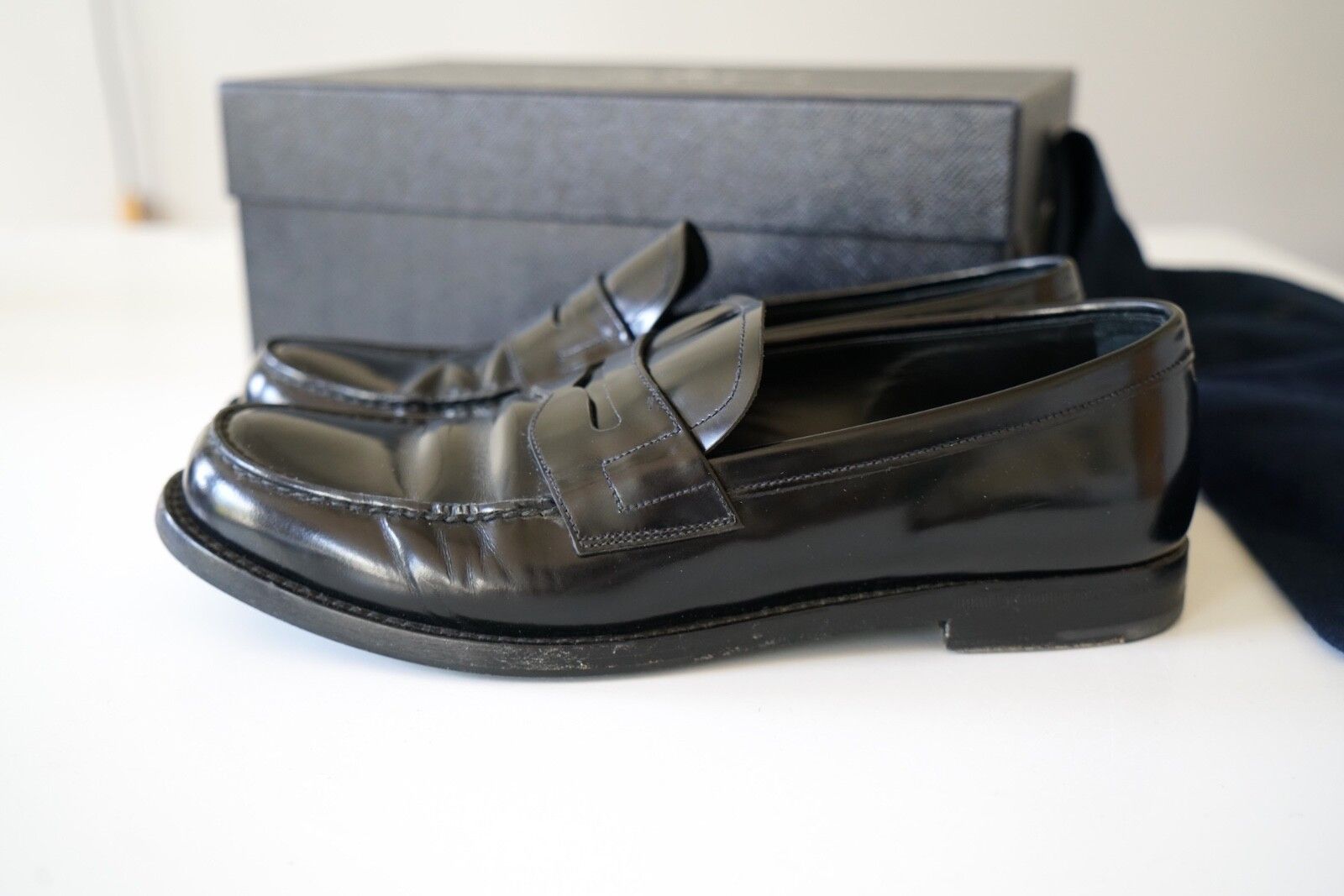 Prada PRADA loafers black 8 1/2 Size US 8.5 / EU 41-42 - 3 Thumbnail